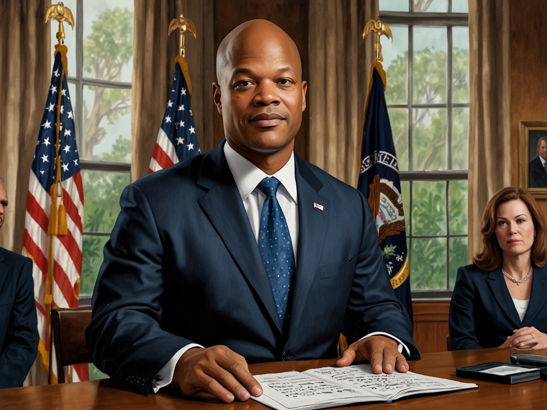 Governor Wes Moore announces the mass pardon of marijuana convictions in a press conference, highlighting the significance of addressing past injustices and promoting social equity.