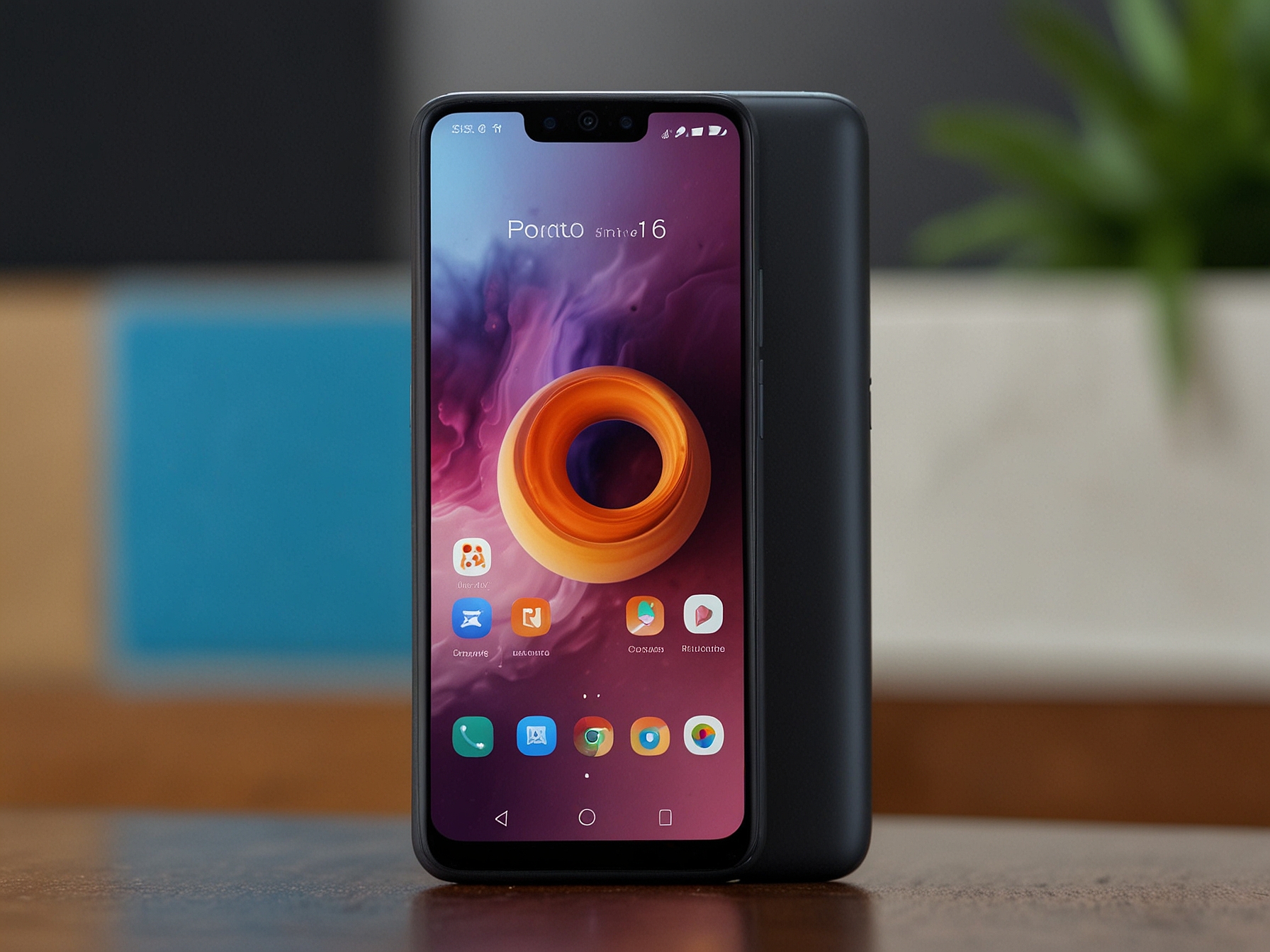 A close-up shot of the POCO F6, displaying its 6.67-inch IPS LCD screen with a 120Hz refresh rate, alongside the phone's stylish design and Qualcomm Snapdragon 870 processor setup, ideal for gaming and multitasking enthusiasts.