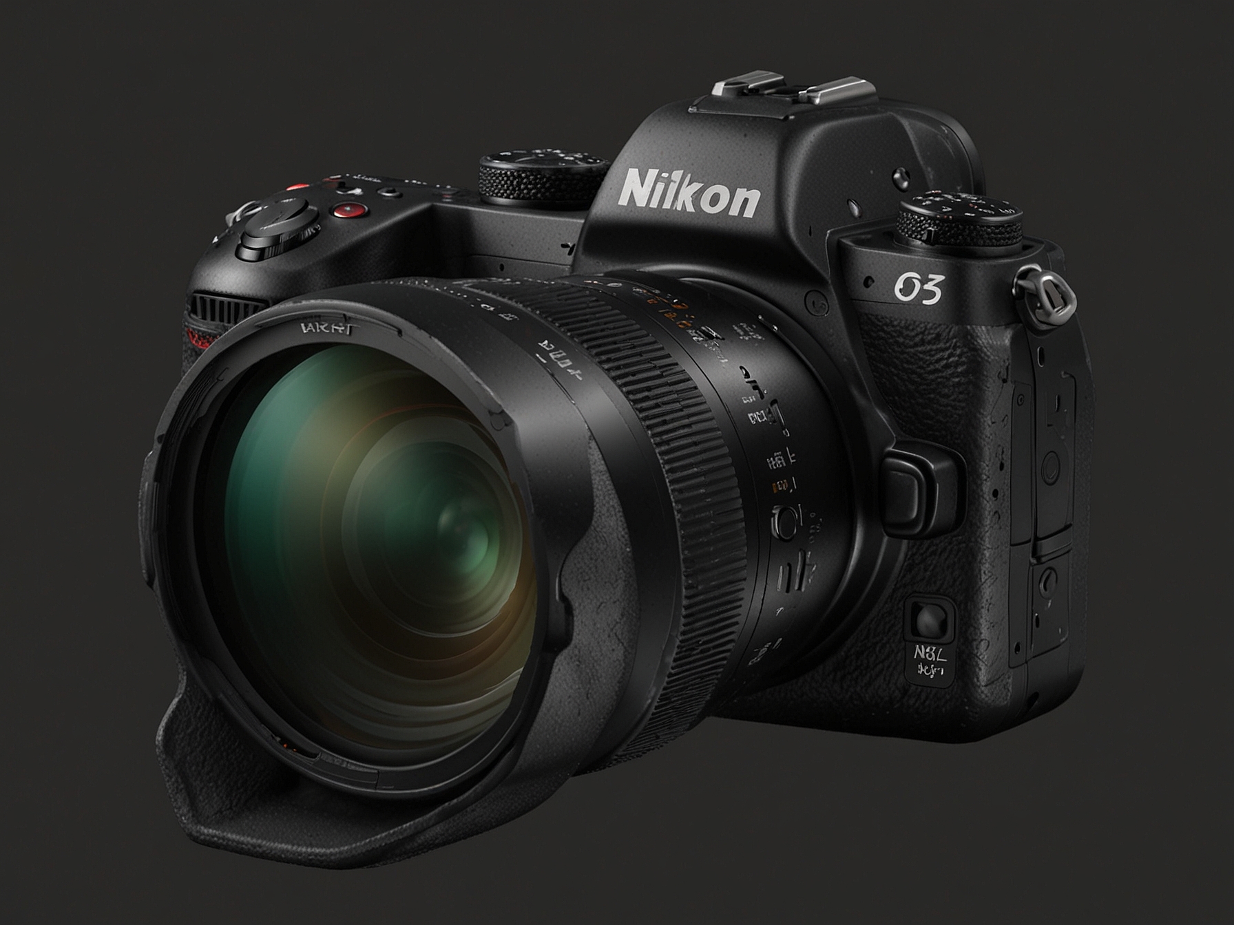 The Nikon Z6 III camera with its innovative partially stacked CMOS sensor, showcasing its compact yet robust design, featuring a comfortable grip and intuitive controls.