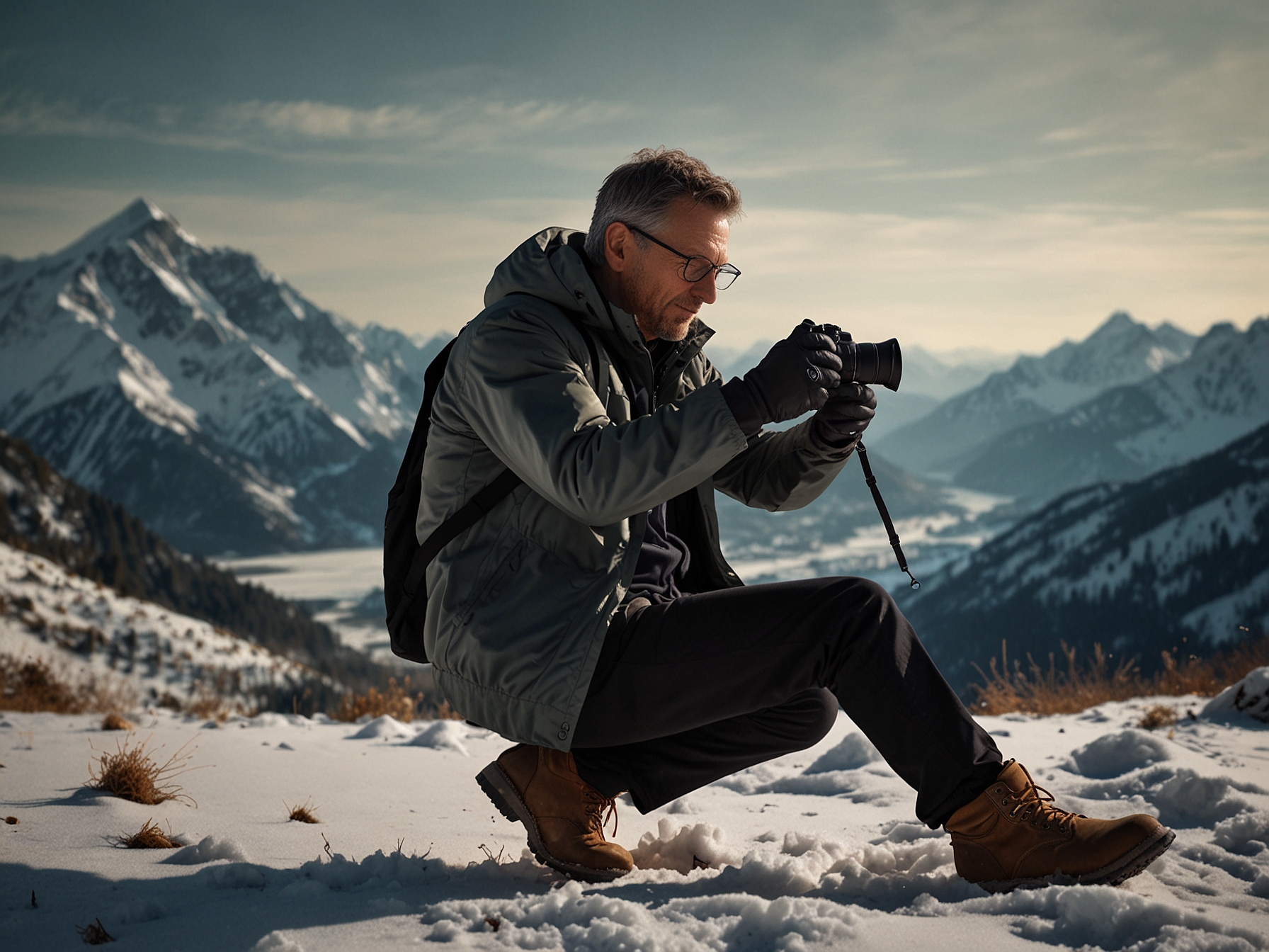 A photographer using the Nikon Z6 III in various shooting conditions, highlighting its advanced performance, fast autofocus, and capability to capture high-quality images in challenging environments.