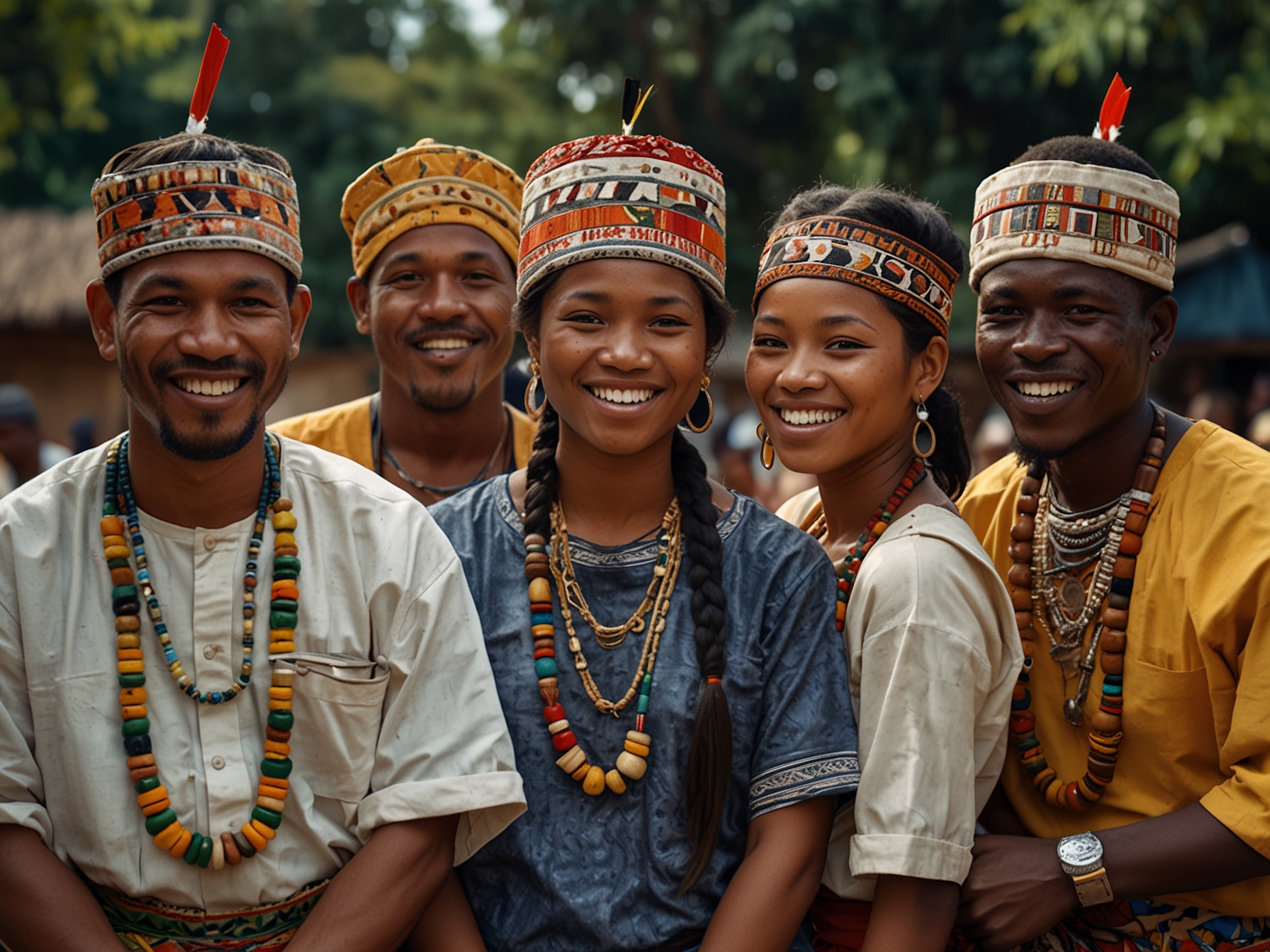 Members of the Kabi Kabi community celebrating their legal victory with traditional attire and ceremonies, emphasizing their enduring connection to their ancestral lands and cultural heritage.