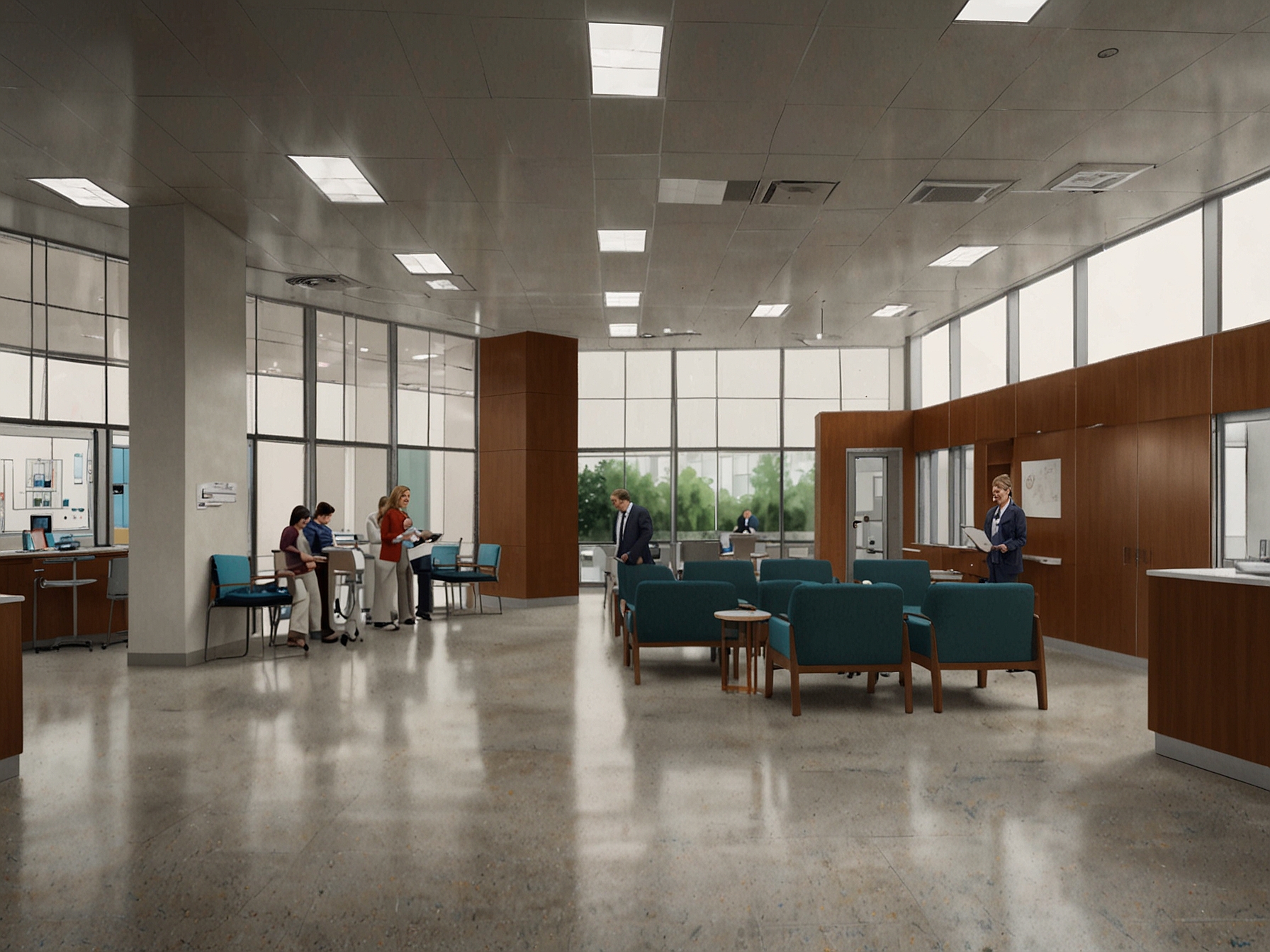 A modern ambulatory care service center, representing Tenet's focus on high-growth healthcare segments that are anticipated to drive the company's profitability and operational efficiency.
