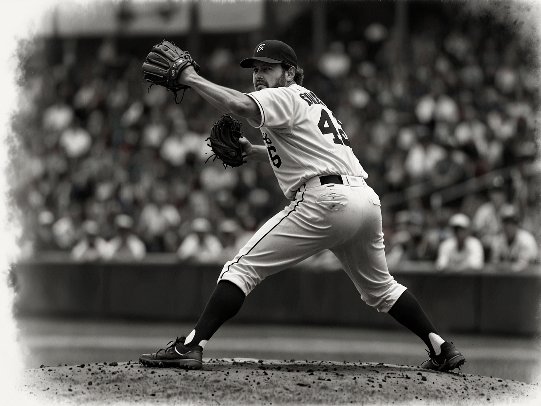 Image of Paul Skenes on the mound during the game against the Cincinnati Reds, showcasing his powerful pitching arm and focused demeanor as he delivers a fastball.