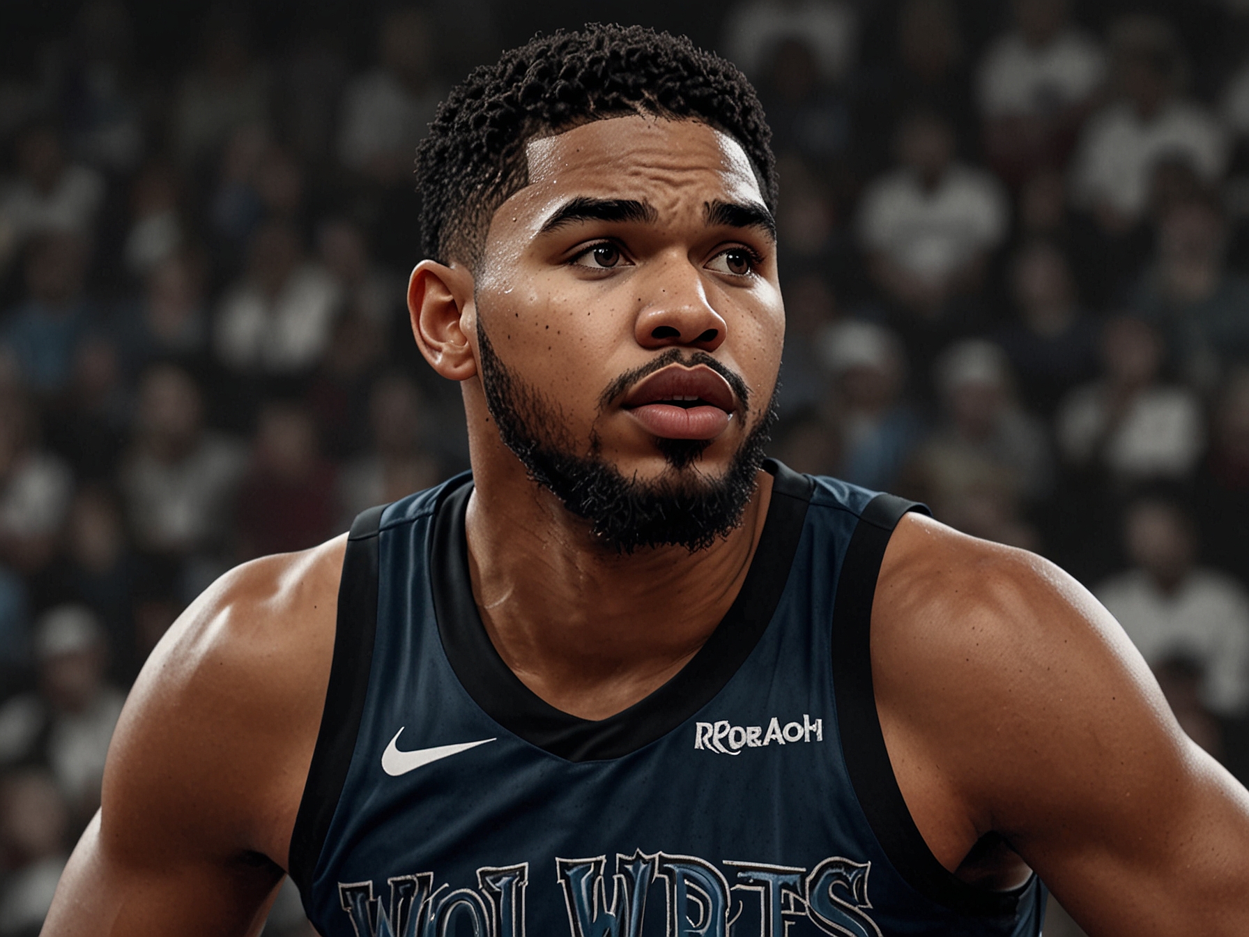 An image illustrating Karl-Anthony Towns playing for the Minnesota Timberwolves, highlighting his versatility and value as a player, which has made him a focal point in trade discussions.