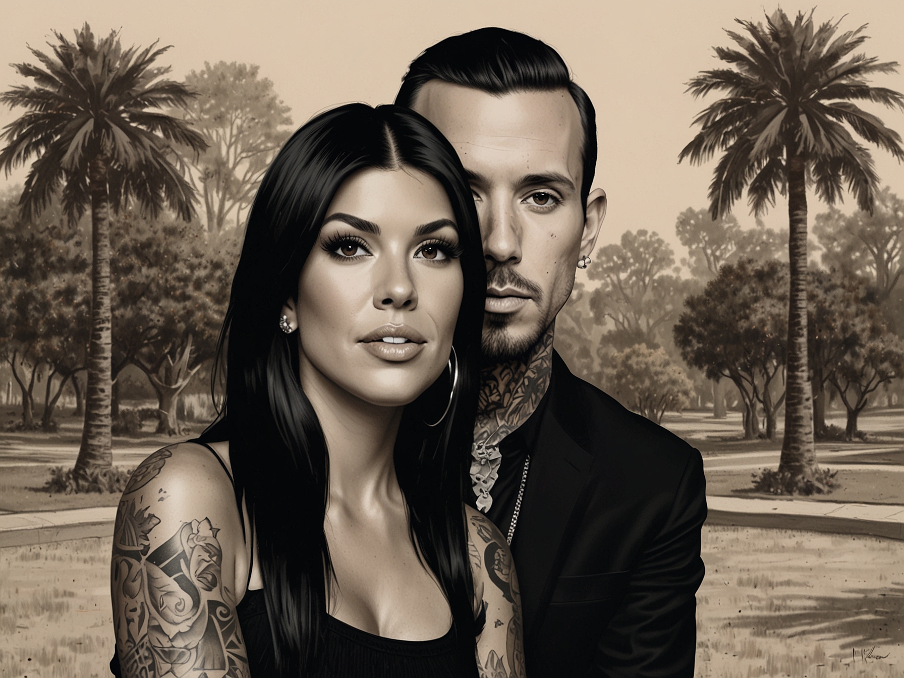Kourtney Kardashian shares a heartfelt tribute to husband Travis Barker on Instagram. The post, filled with warm messages and photographs, showcases their blended family's moments.