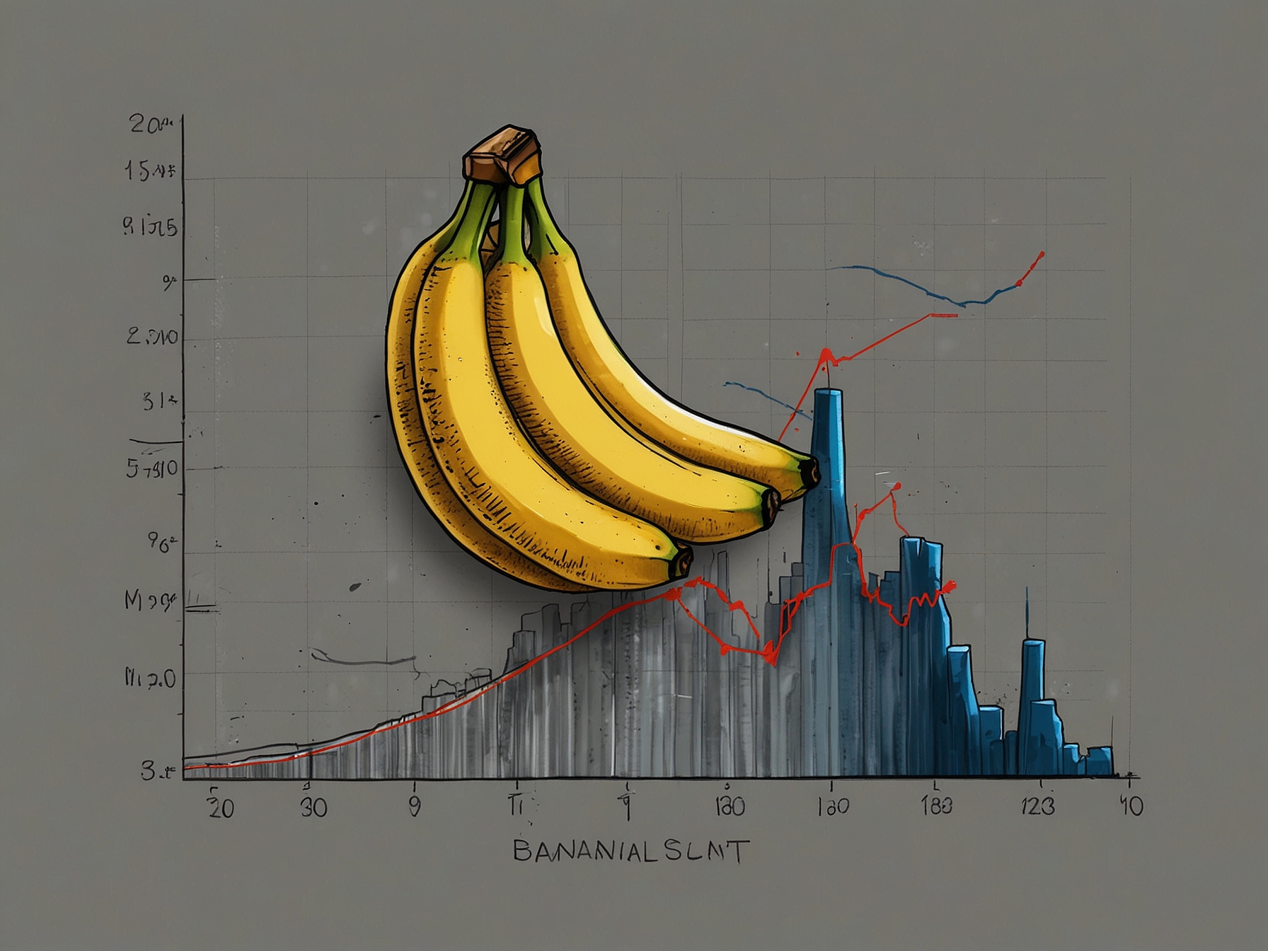 Graph illustrating the exponential player count increase for the game 'Banana,' highlighting the surge that brought the game close to surpassing 'Counter-Strike.'