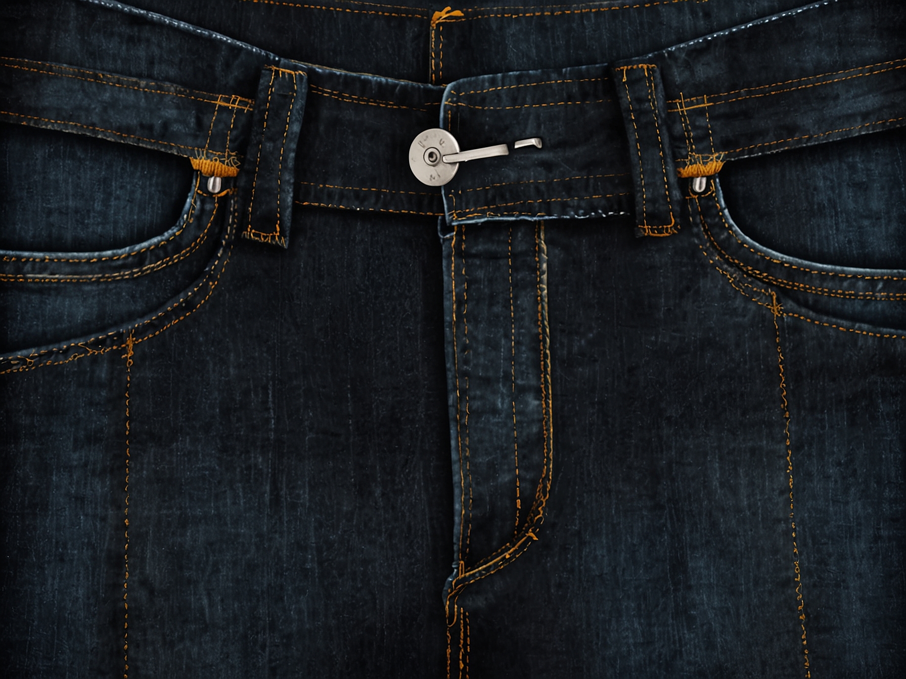 Close-up of the M&S jeans' waistband and stitching, emphasizing the high-quality material, meticulous design, and comfort that customers rave about. The jeans are paired with different tops and accessories.