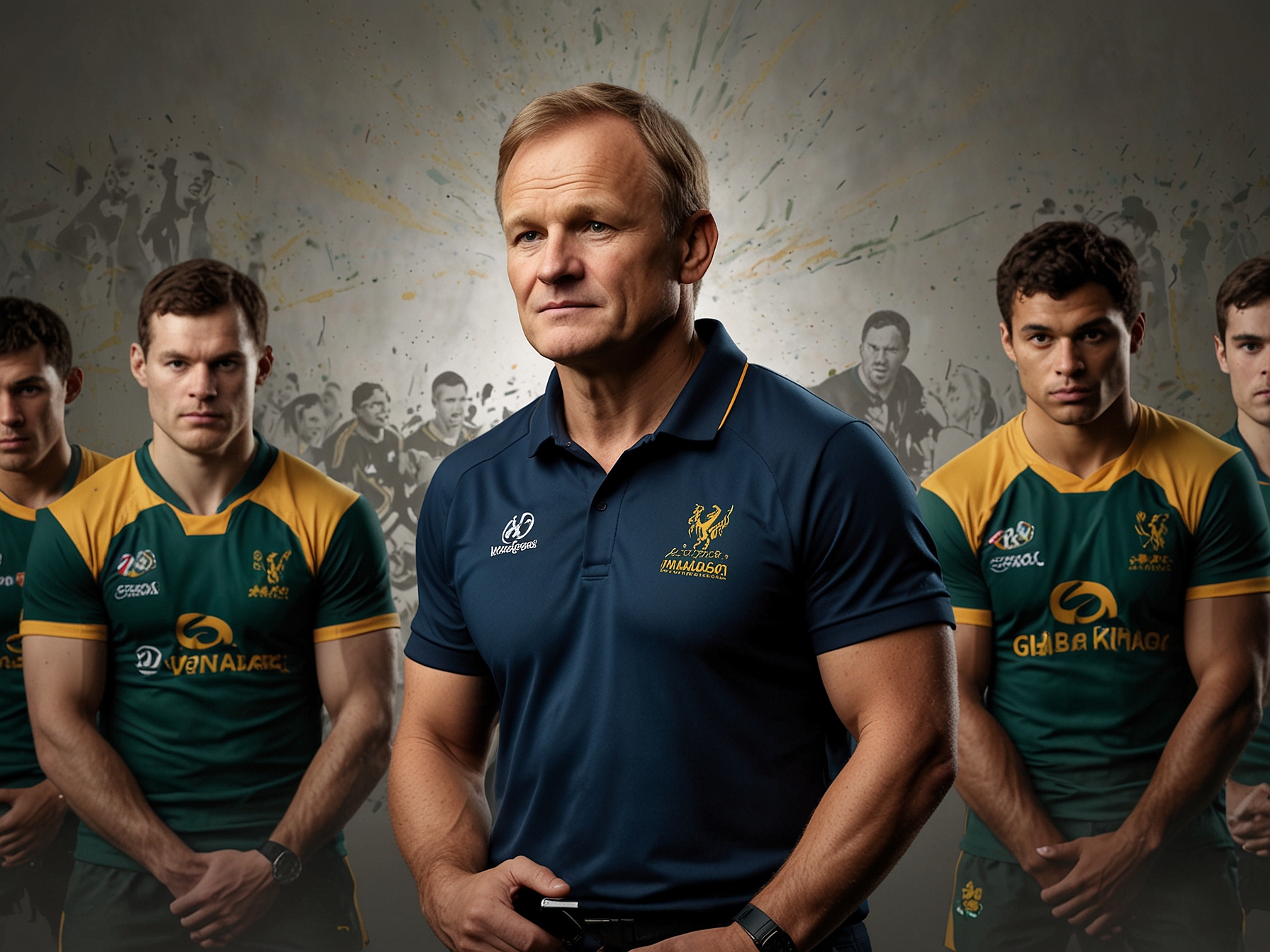 Joe Schmidt, the Wallabies head coach, addressing the media as he reveals his first national squad, featuring a mix of experienced players like Kurtley Beale and 13 new talents.