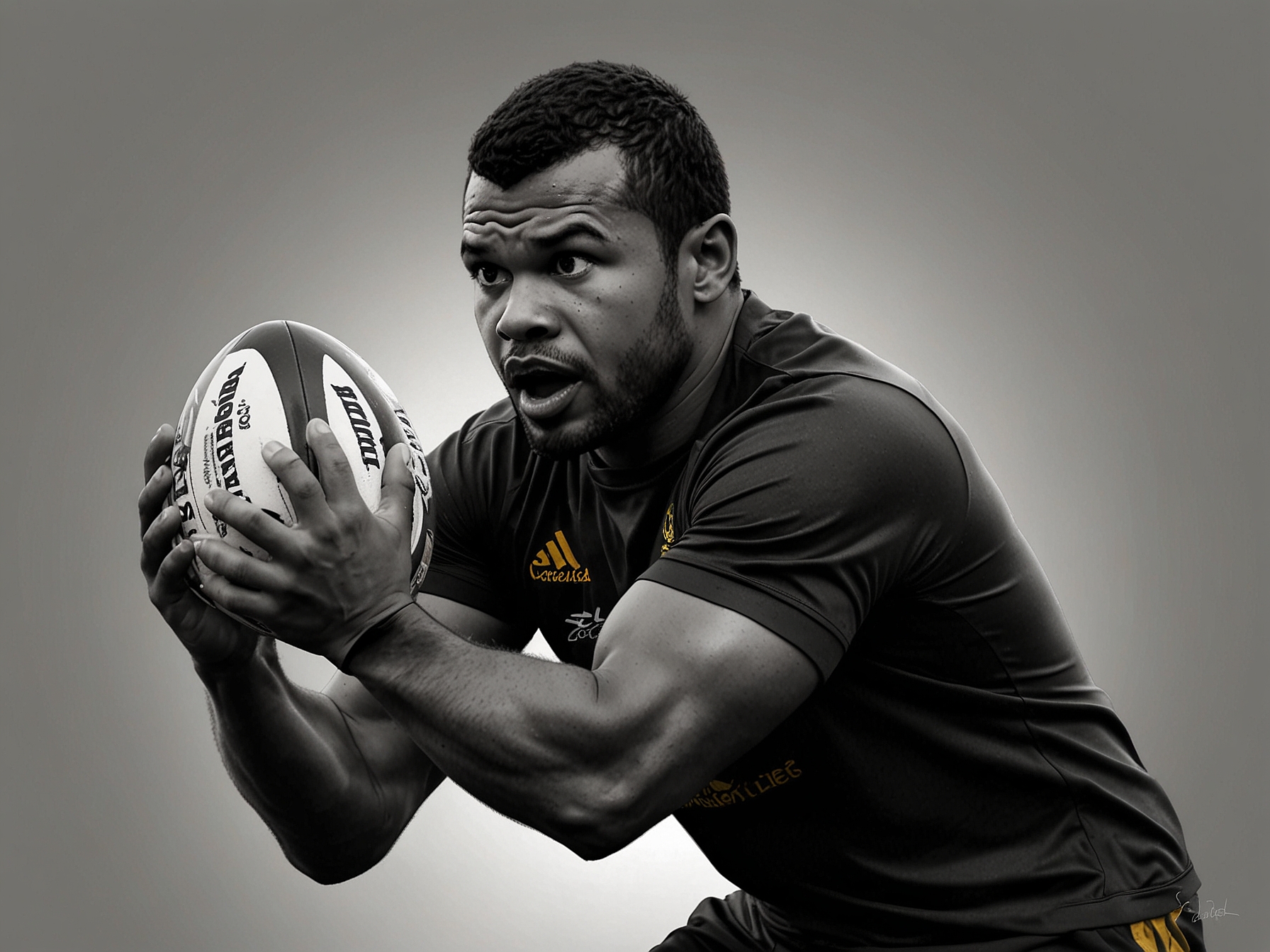 Kurtley Beale in action during a training session, showcasing his versatility and skills that make him a valuable addition to the Wallabies squad for the upcoming Tests against Wales and Georgia.