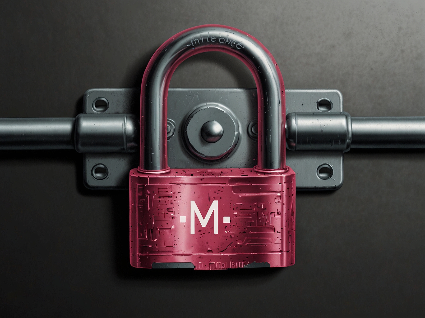 An illustration showing a magnified view of a security lock overlaying T-Mobile's logo. This visually represents the company's claim that its security measures remain uncompromised.