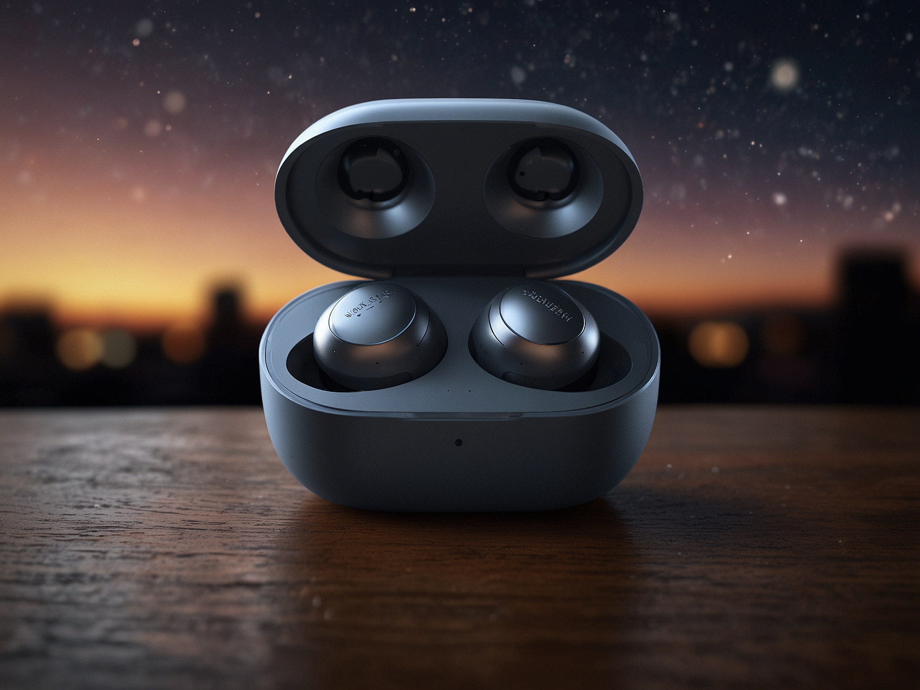Concept render of the Galaxy Buds 3 showcasing the redesigned ergonomic earbuds with advanced features like noise cancellation and extended battery life.
