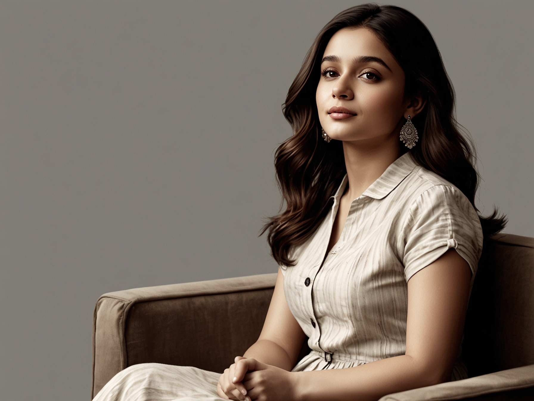 Alia Bhatt during an exclusive interview, candidly discussing the transformative impact of motherhood on her life and career, highlighting her enhanced empathy and protective instincts.