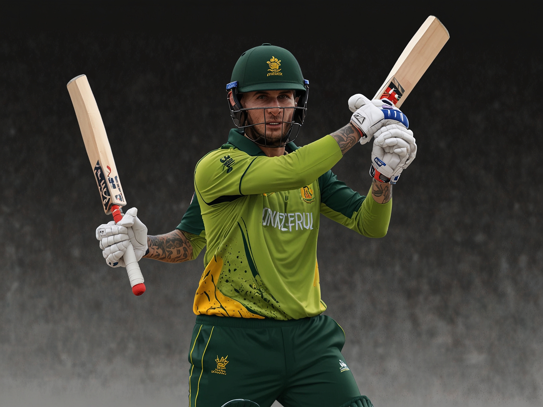 Alex Hales in action, playing a powerful shot, symbolizing his potential to be a game-changer for Nottinghamshire against Derbyshire in the T20 Blast 2024.