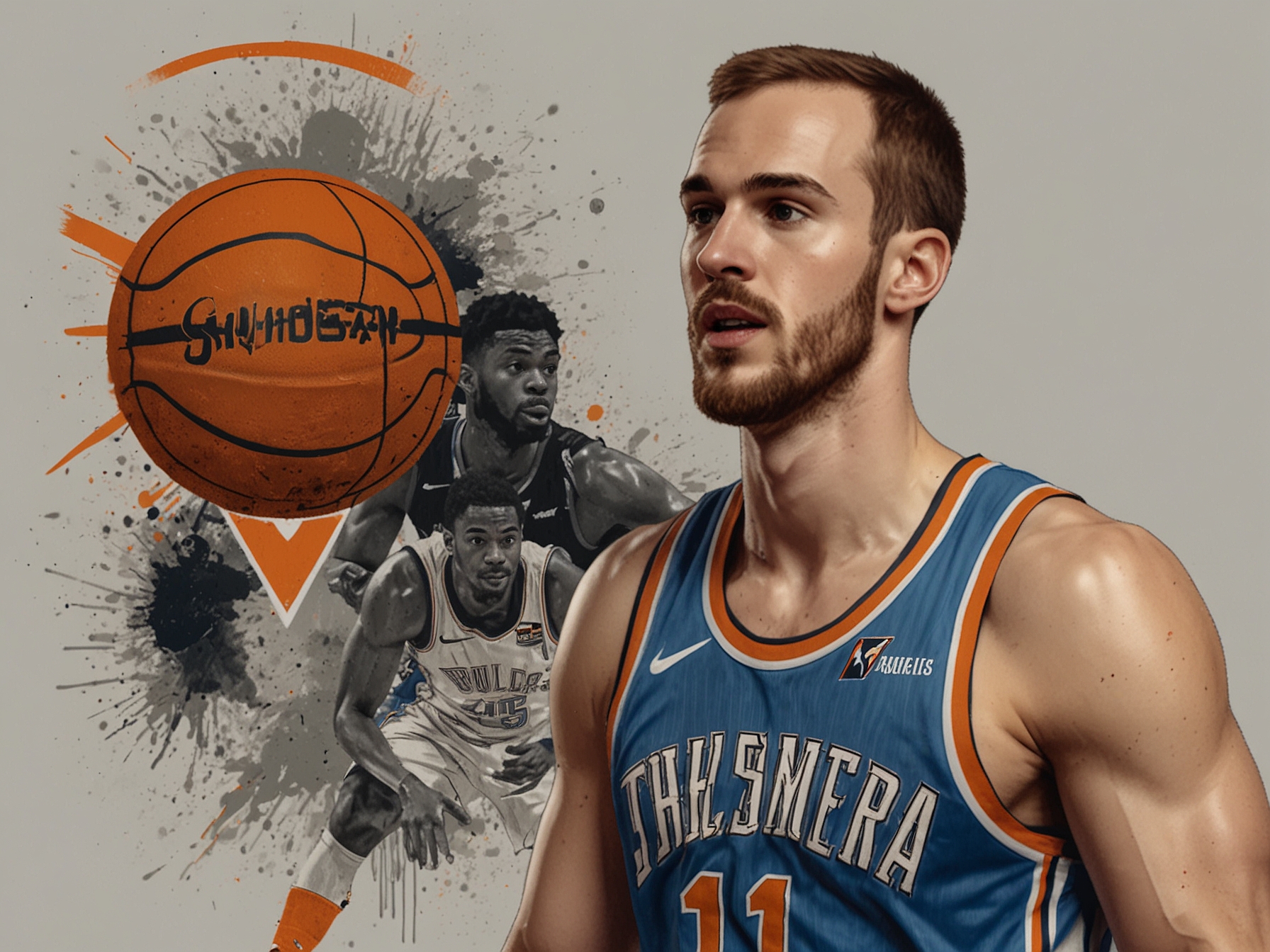 Alex Caruso, in his Bulls uniform, showcasing his defensive skills and intensity on the court, highlighting what he brings to the Oklahoma City Thunder's defensive lineup.