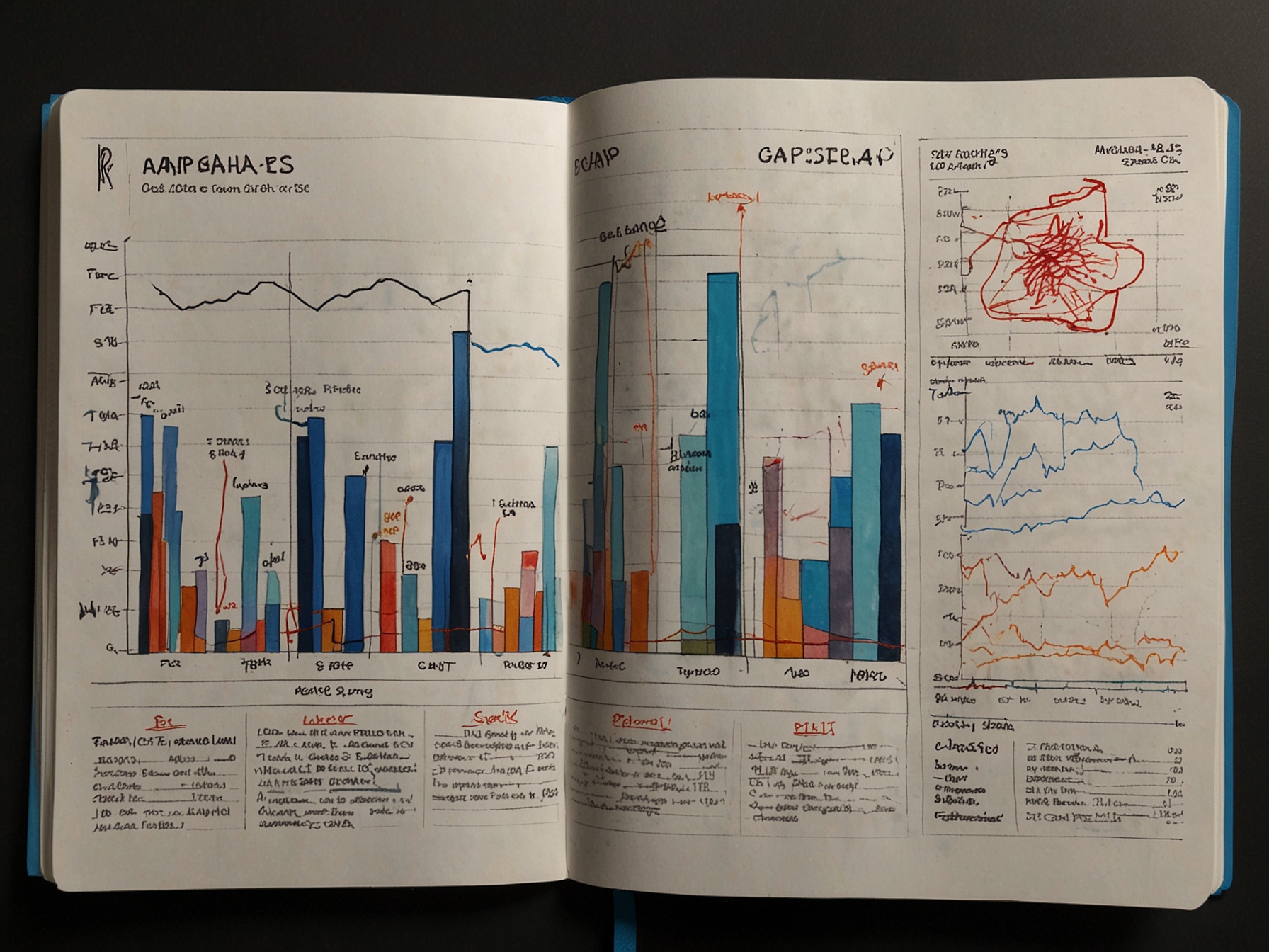 Graph showing Acasti Pharma’s GAAP EPS of -$1.35, alongside visuals of the COVID-19 pandemic's impact and operational expenses, depicting the financial challenges and contributing factors.
