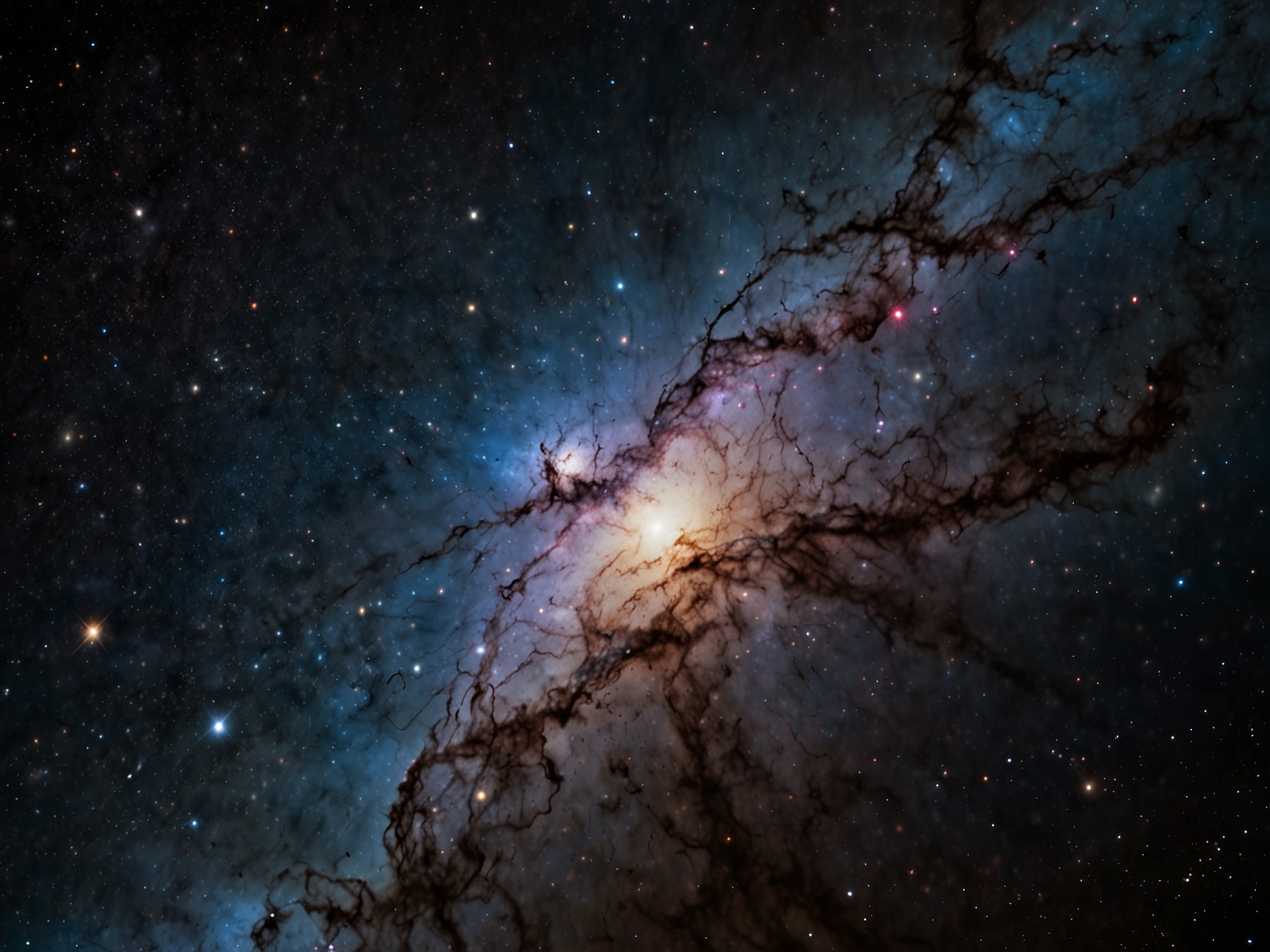 A breathtaking image of a vibrant nearby galaxy captured by Hubble, demonstrating the precision and effectiveness of its new pointing mode in overcoming recent technical challenges.