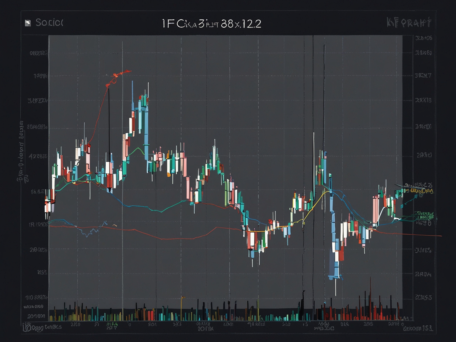 A detailed graph charting IFCI's stock price performance on 21 June 2024, depicting the minor decline from 62.67 to 62.52 per share, with annotations highlighting key points during the trading session.