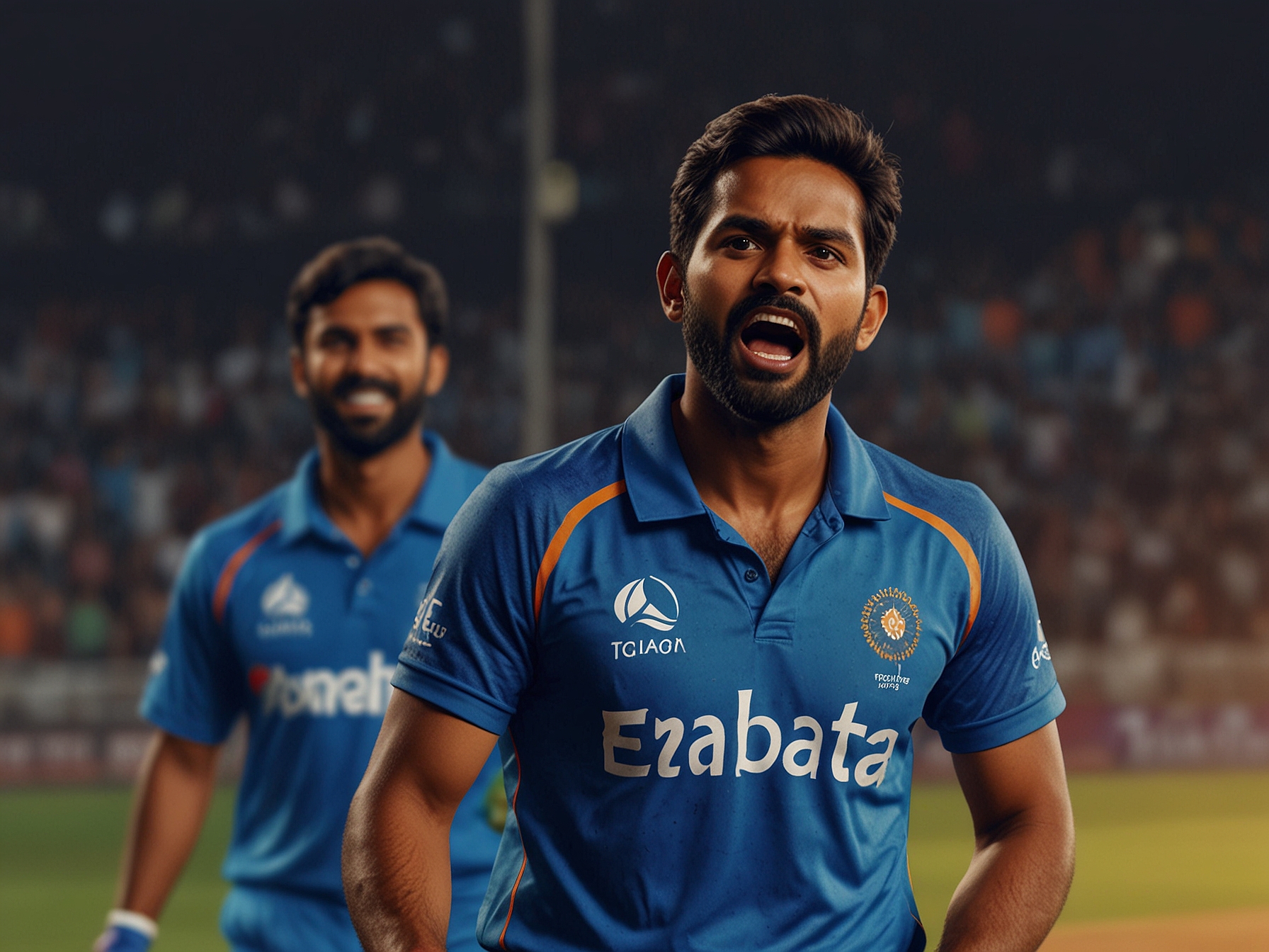 India’s dynamic captain rallies his team during a critical moment in the T20 World Cup 2024 match against Bangladesh in Antigua, with fans eagerly watching the high-stakes contest.