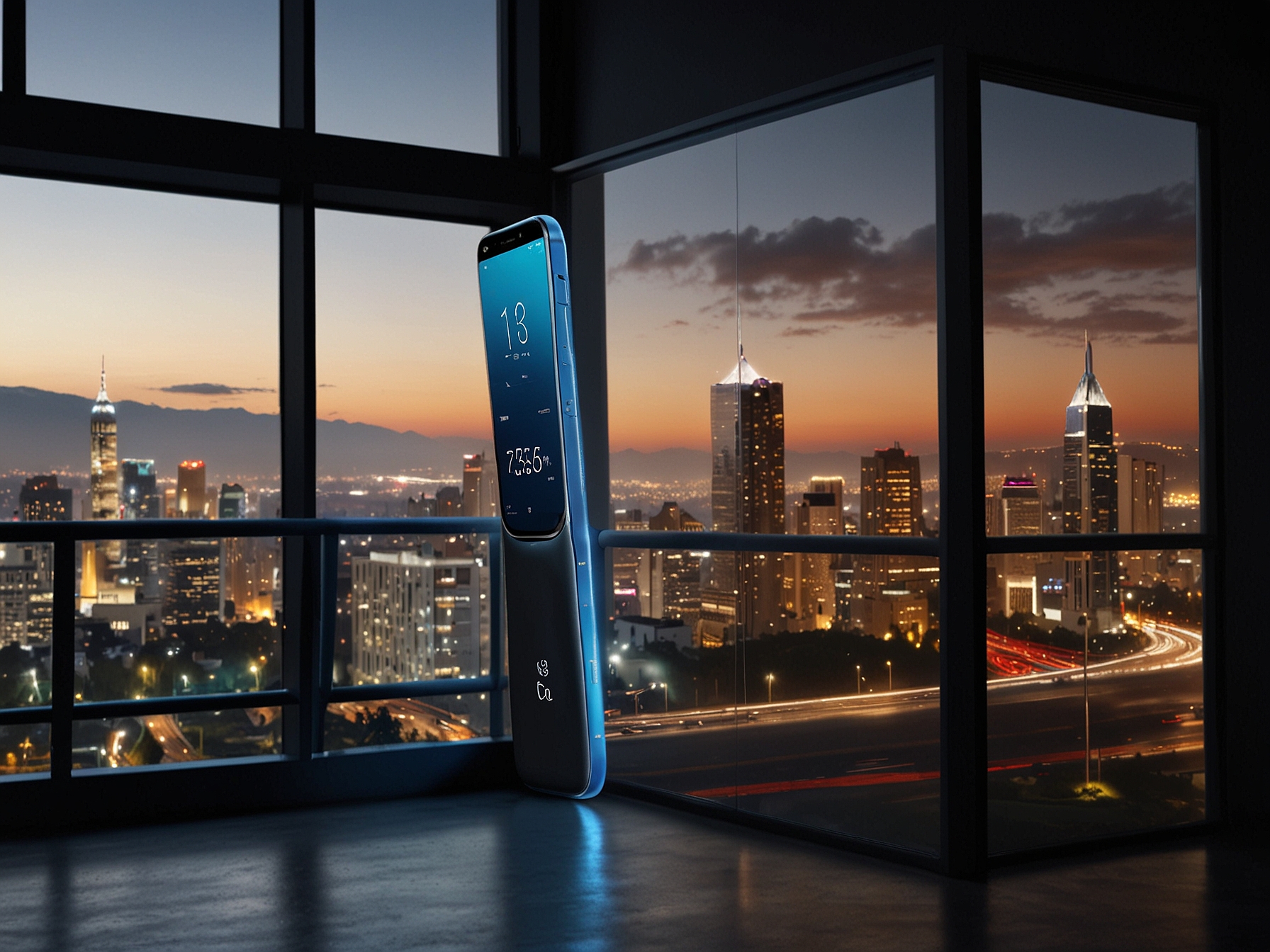A photo demonstrating the dual 5G capabilities of the Vivo T3 Lite 5G, featuring icons and visuals of fast internet speeds, seamless online streaming, and reliability, underscoring the phone's connectivity strengths.