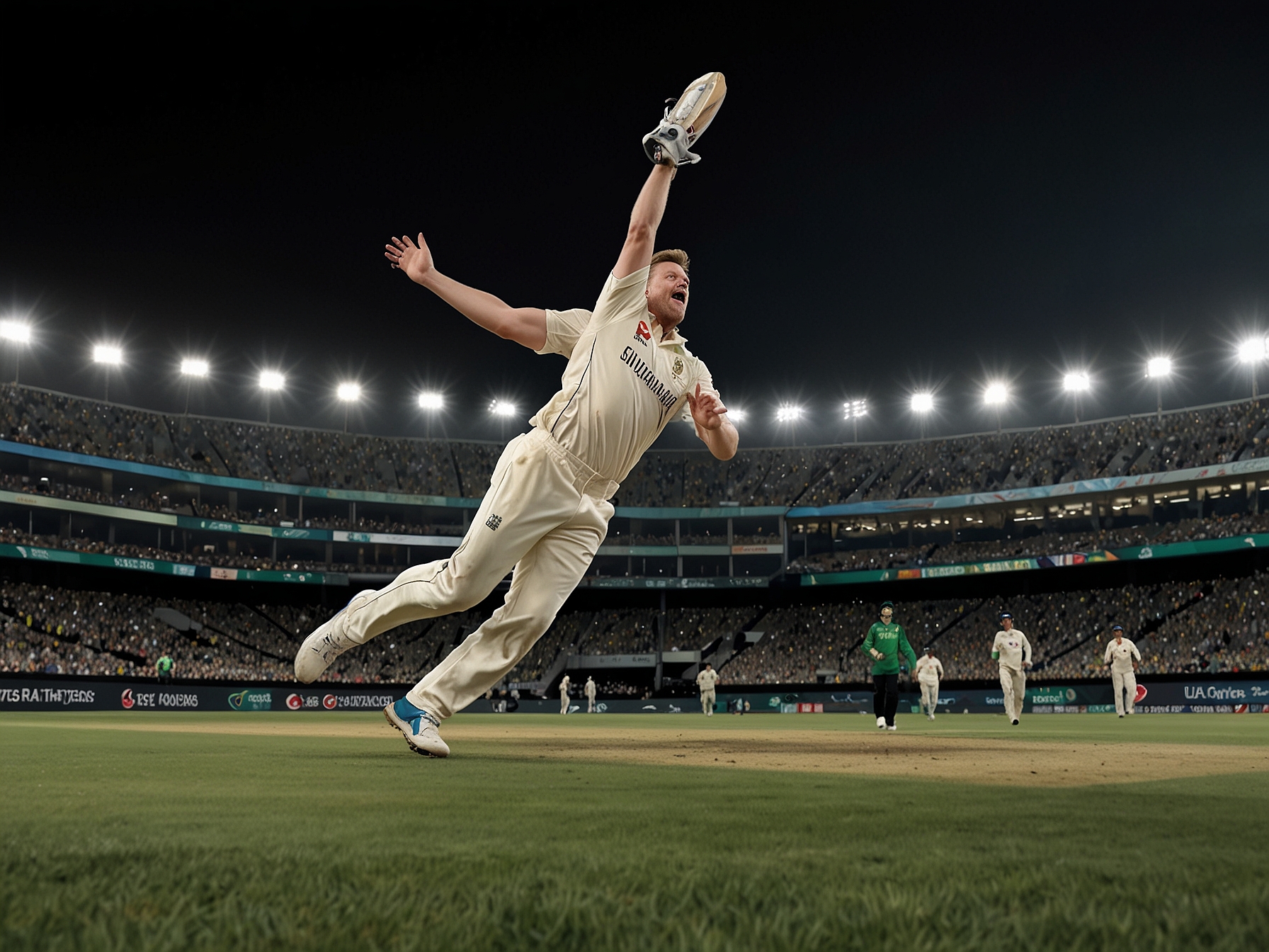 David Miller's spectacular catch in the outfield turns the game in South Africa's favor during the T20 World Cup 2024 match against England, showcasing exceptional fielding standards.