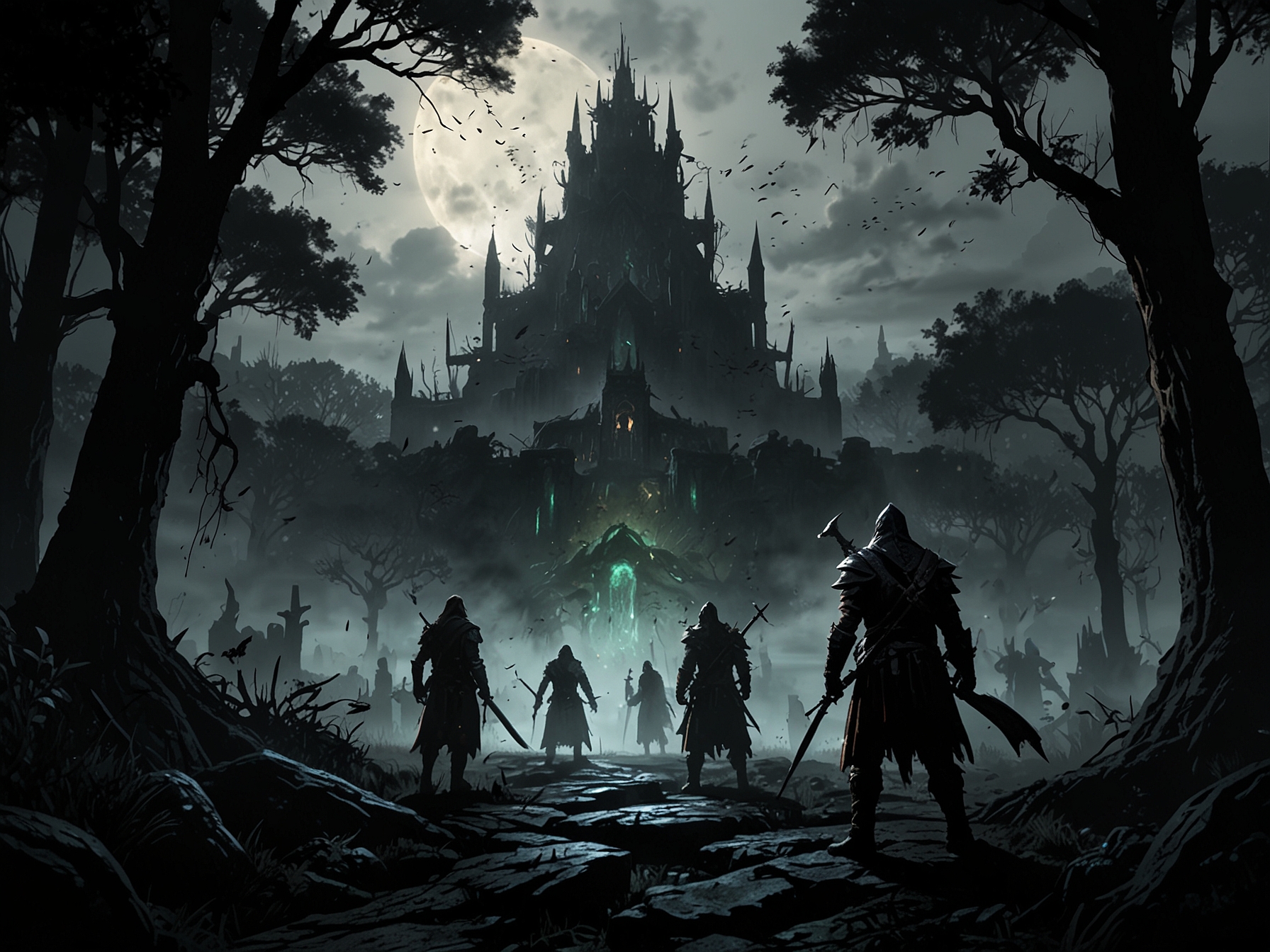Illustration of Elden Ring multiplayer gameplay showcasing players exploring the new expansion, Shadow of the Erdtree, together before the Seamless Co-op mod malfunctioned.