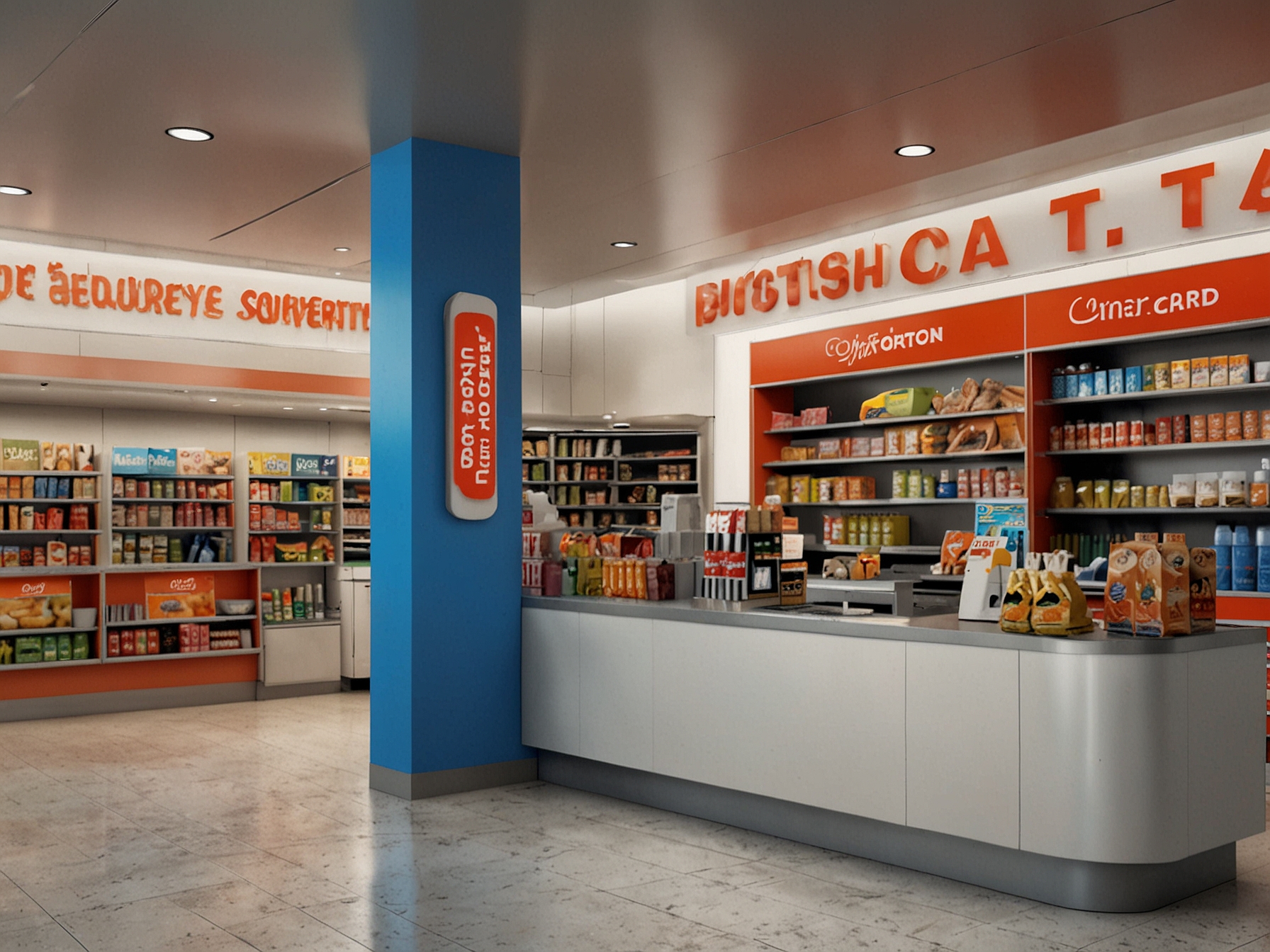 A bustling Alimentation Couche-Tard convenience store showcasing diverse product offerings and modern design, reflecting the company's expansive global footprint and operational efficiency.