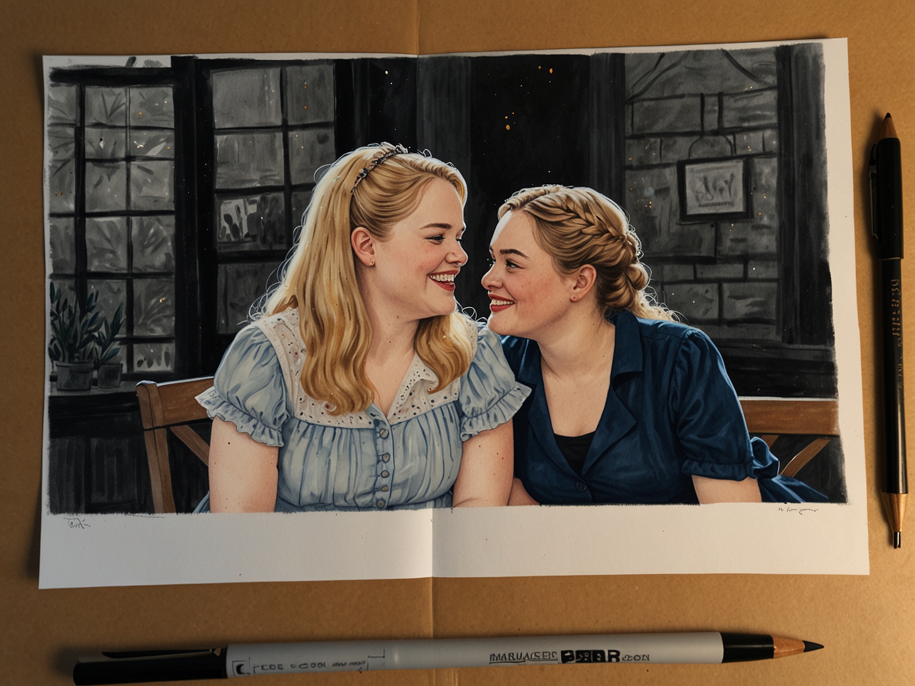 Simone Ashley and Nicola Coughlan, stars of 'Bridgerton,' share a supportive moment on set. Their friendship illustrates the strong bonds formed behind the scenes amid public scrutiny.