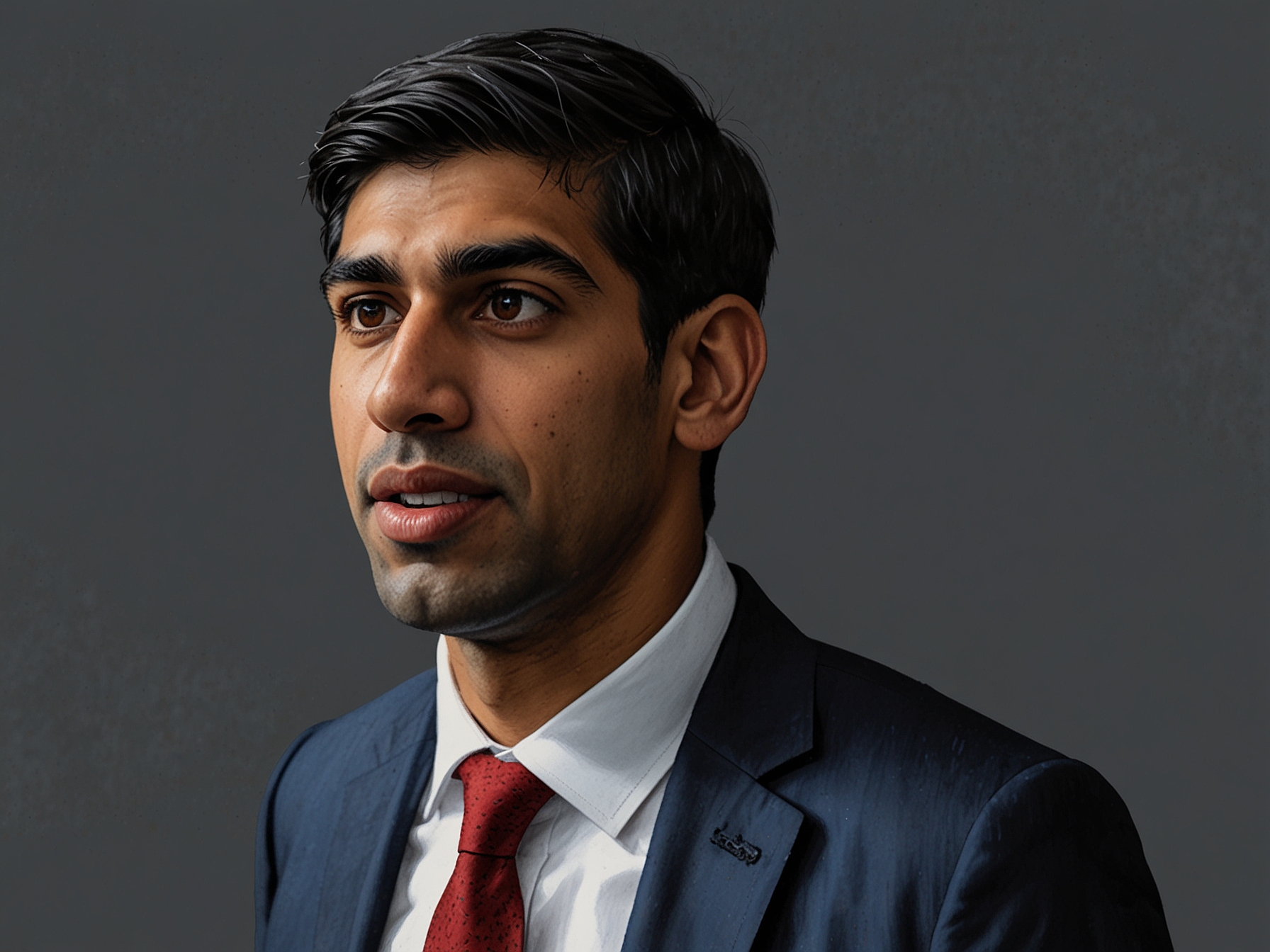 Rishi Sunak during the live TV interview, addressing the allegations of election betting by Tory candidates. His firm stance highlights the seriousness of the situation and his call for legal action.