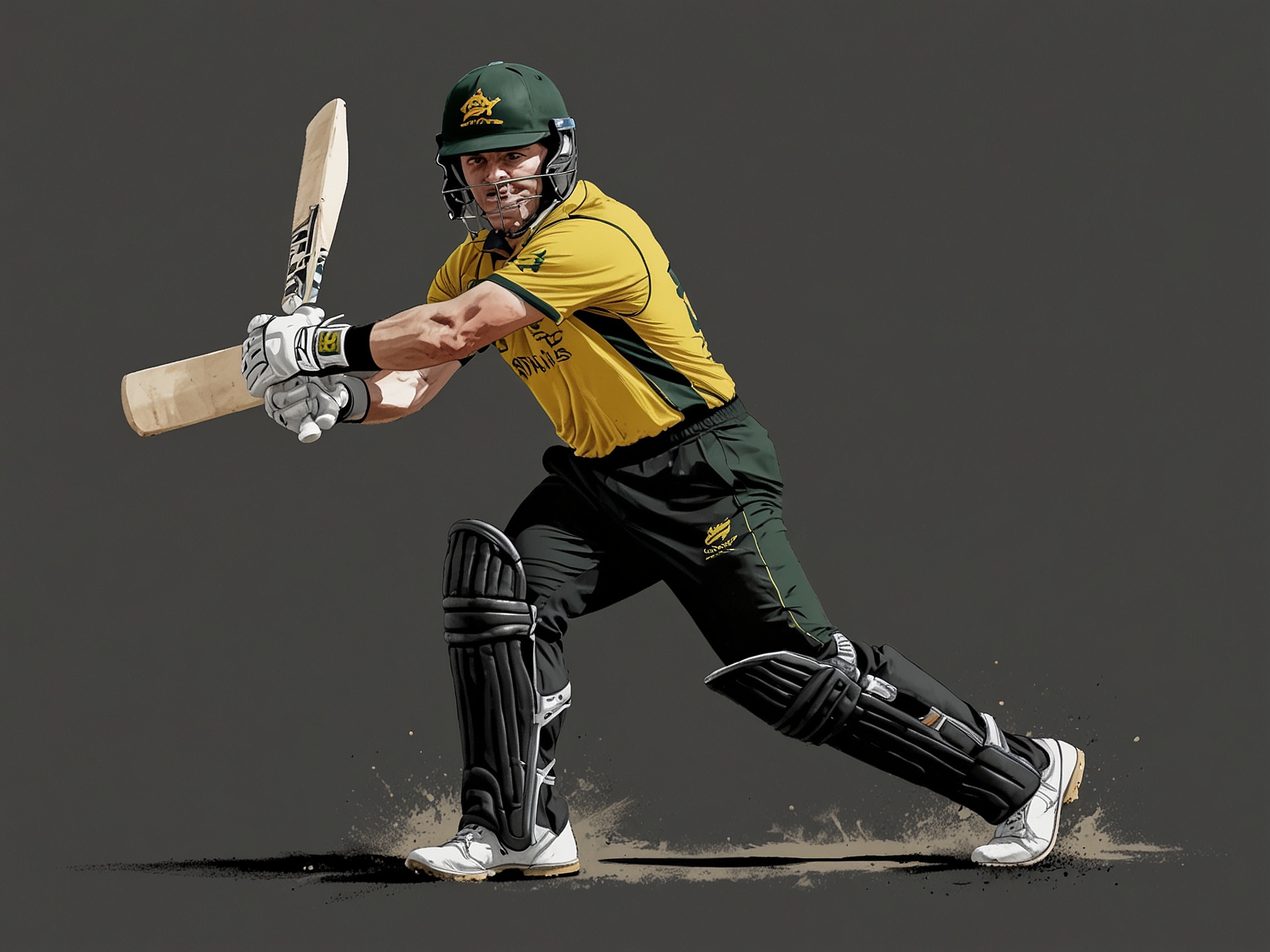 A dynamic shot of Mitch Marsh in action during a match, showcasing his dual skills as a batsman and bowler, which are crucial for Australia's strategy in the Super-8 clash against India.