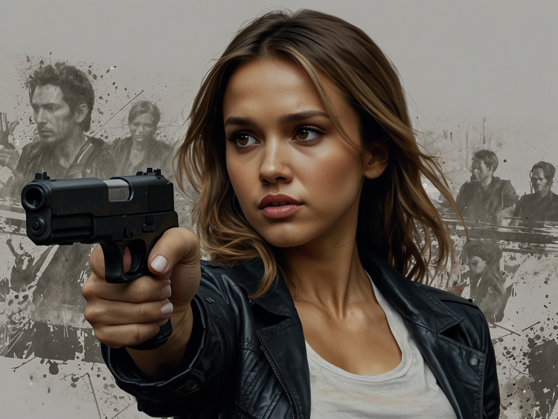 An image of Jessica Alba in a dynamic action scene from the new Netflix movie, capturing the intensity and thrill that drew viewers despite the film's poor critical reception.