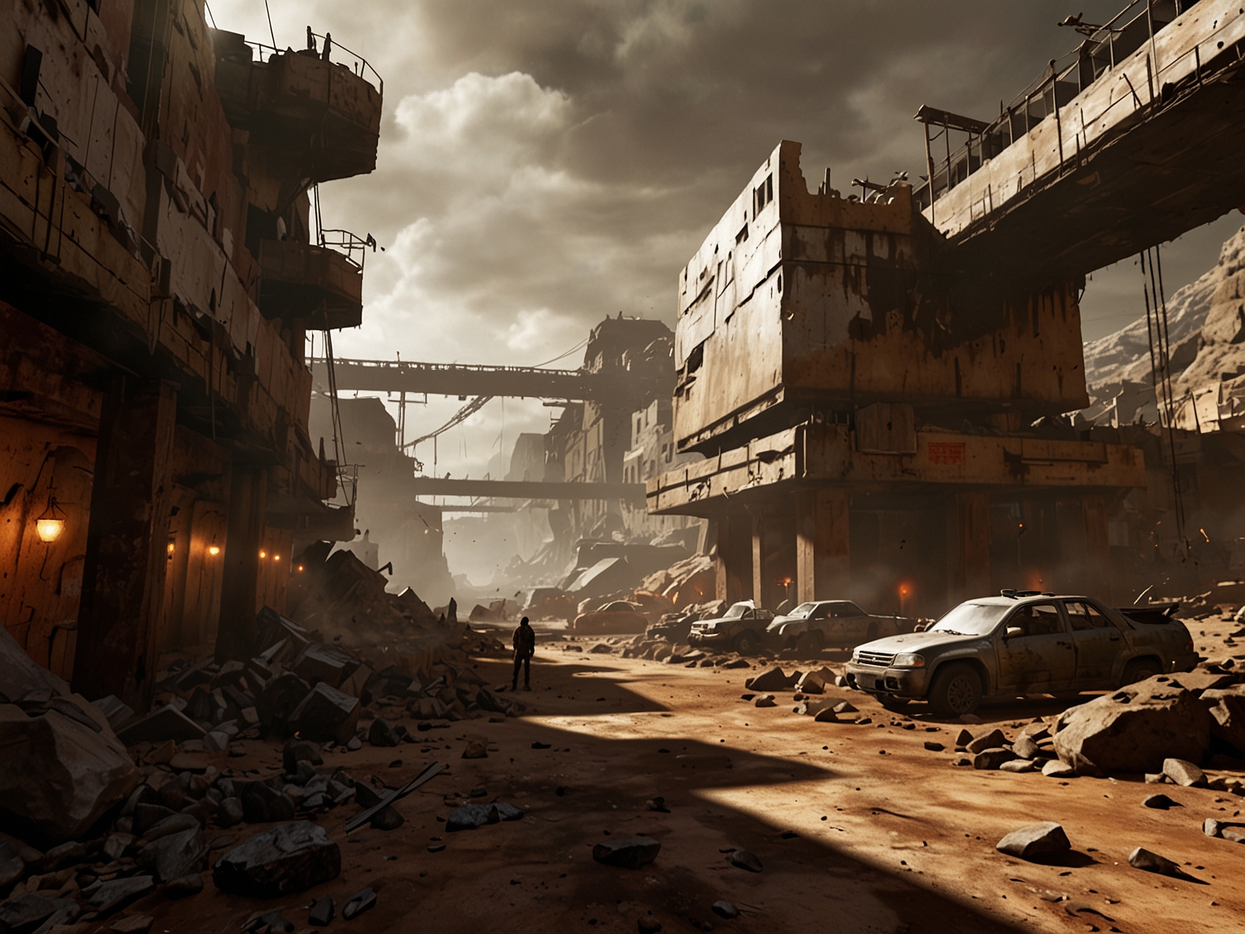 A scene from Red Faction: Guerrilla with its iconic destructible environments. This image highlights the series' groundbreaking Geo-Mod technology and its lasting impact on the gaming community.