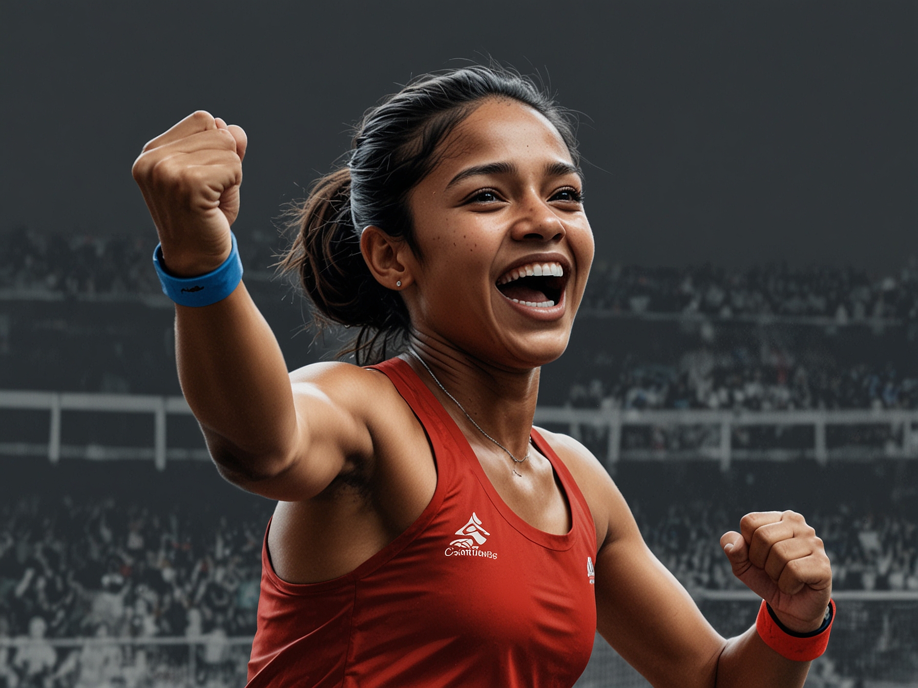 Sreeja Akula celebrates her victory at the WTT Contender Lagos 2024, showcasing her agility and precision that marked her standout performance and solidified her global ranking.