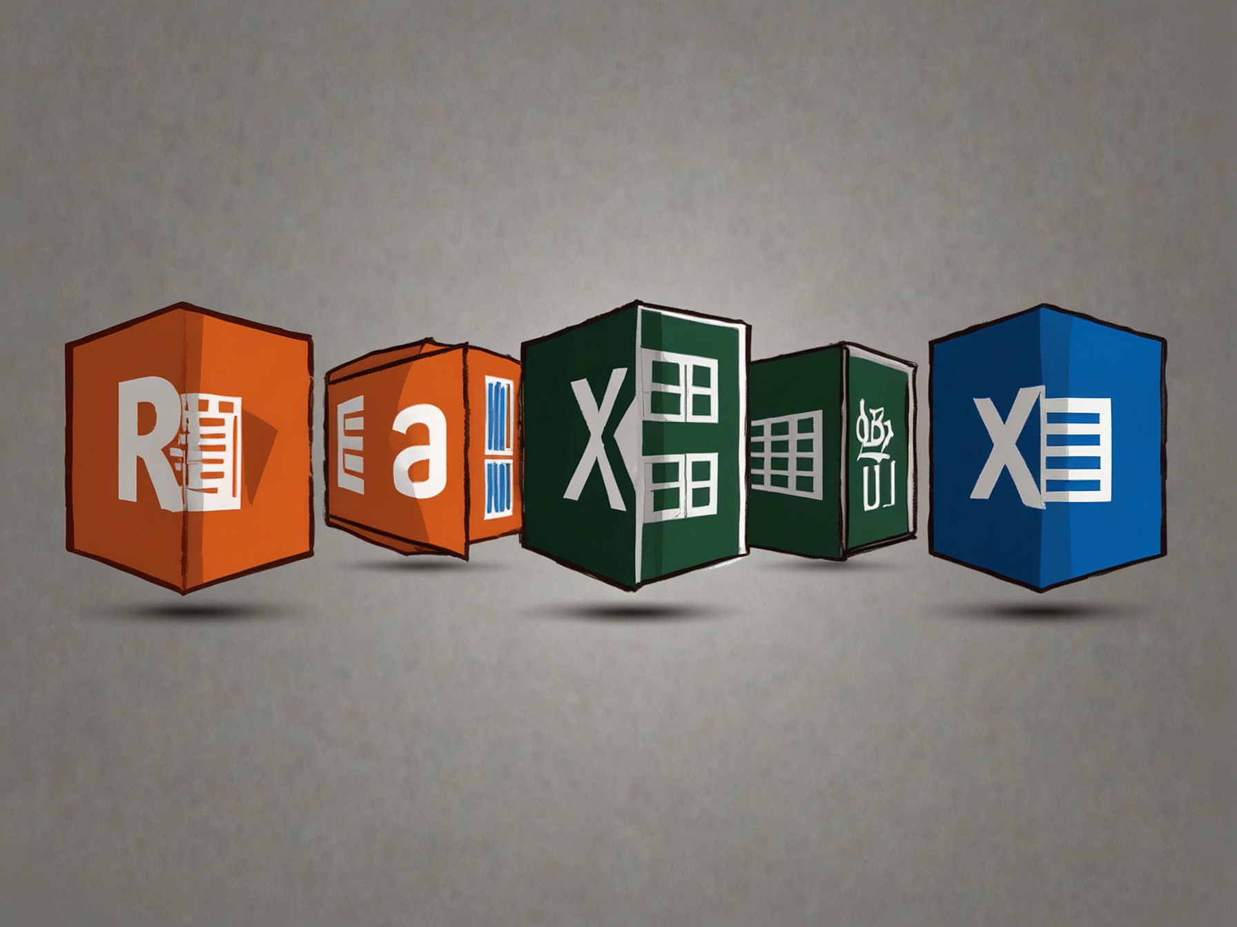 A graphic showing Teams app icons being merged with Microsoft Office icons such as Word and Excel, representing the controversial bundling practice under EU scrutiny.