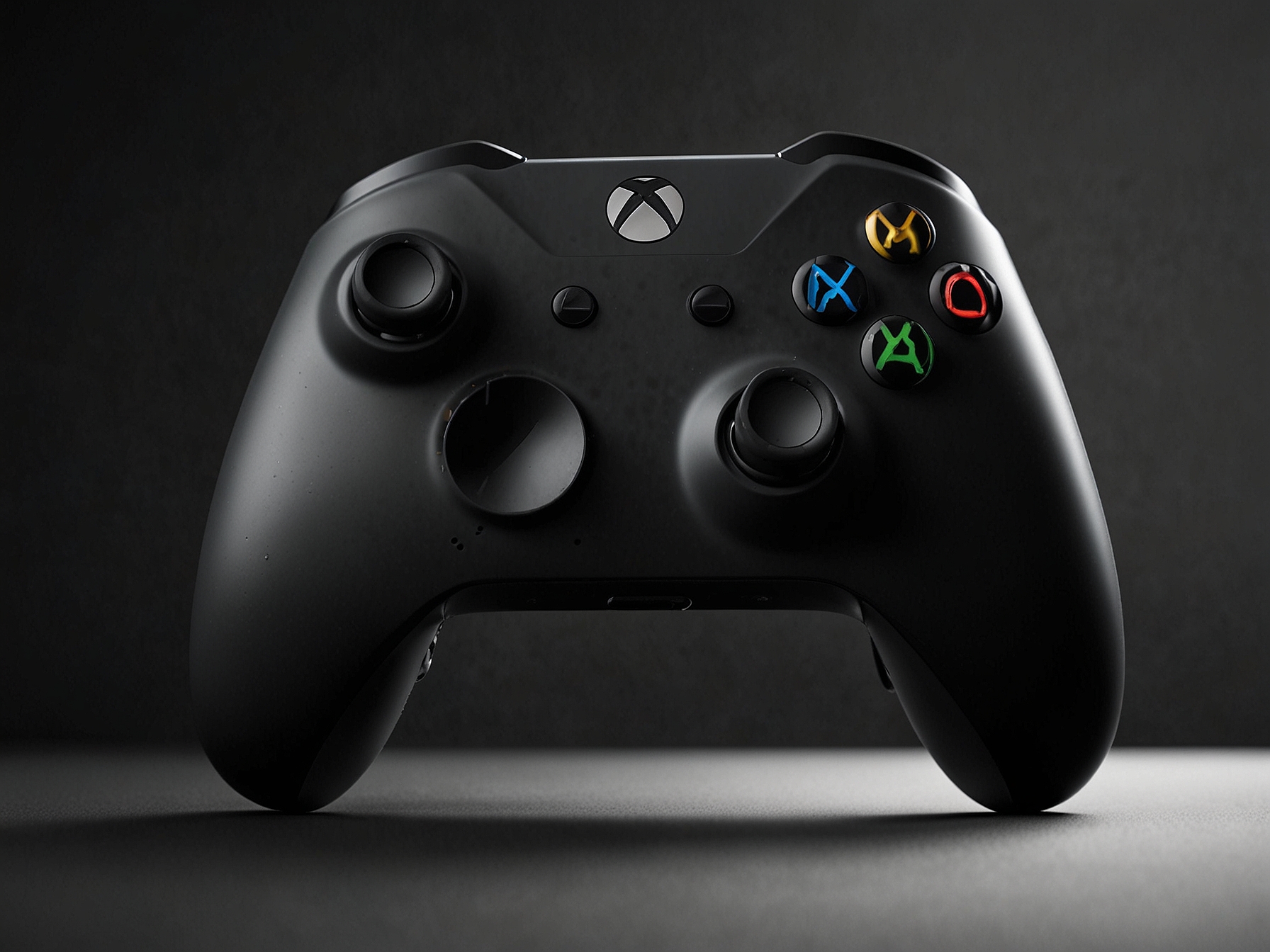 A close-up of the Xbox Elite Series 2 controller showing its adjustable-tension thumbsticks, rubberized grips, and re-engineered components designed for peak gaming performance.