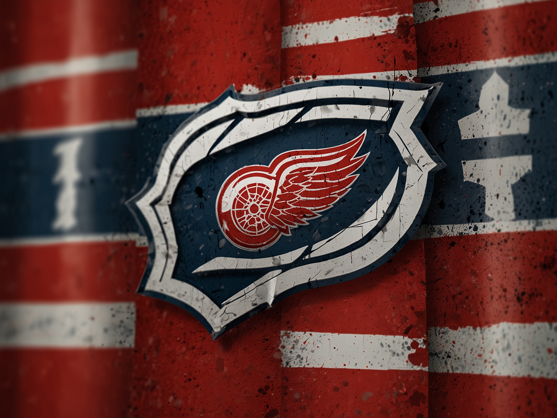An illustration of the Detroit Red Wings logo with an overlay of a draft pick graphic, highlighting the importance of the 2024 second-round pick acquired from the Nashville Predators.