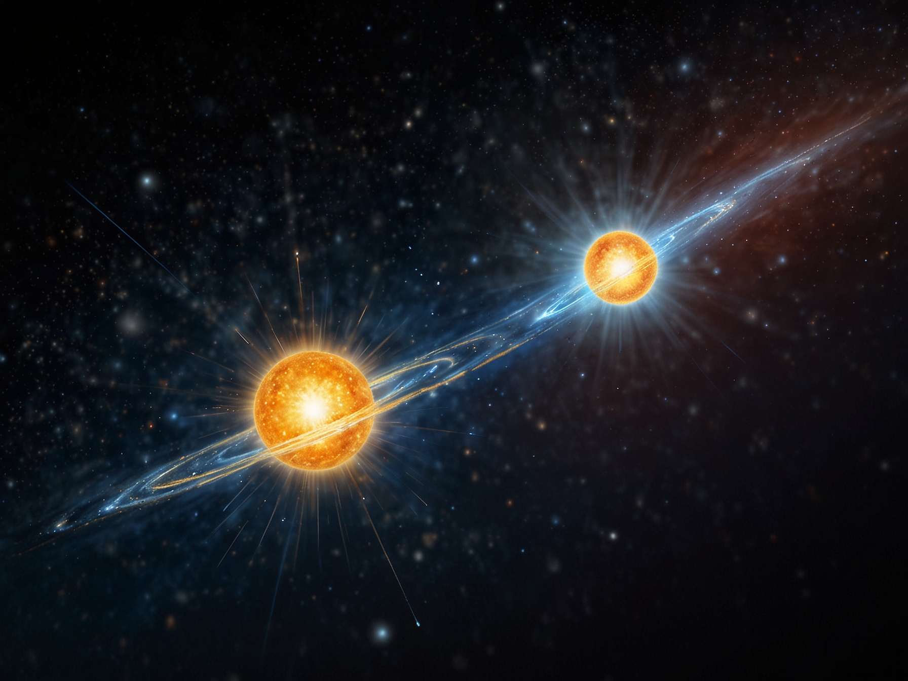 A graphic illustration of a neutron star cooling mechanism, showcasing the significant deviation of three young neutron stars' temperatures from predicted models.