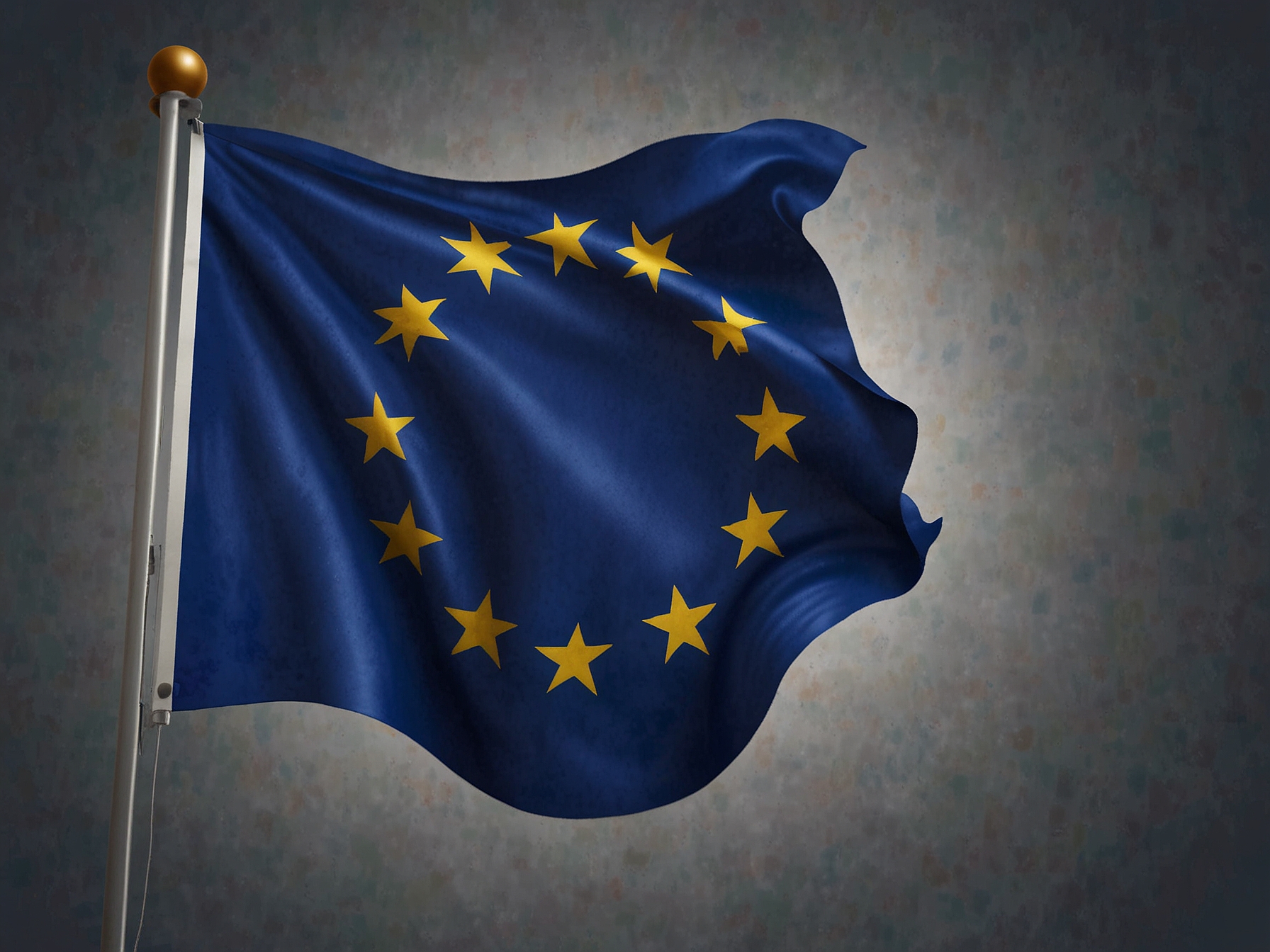 An illustration showing the European Union flag with Apple's logo in the background. This image represents the EU's investigation into Apple's App Store practices and the resultant legal actions.