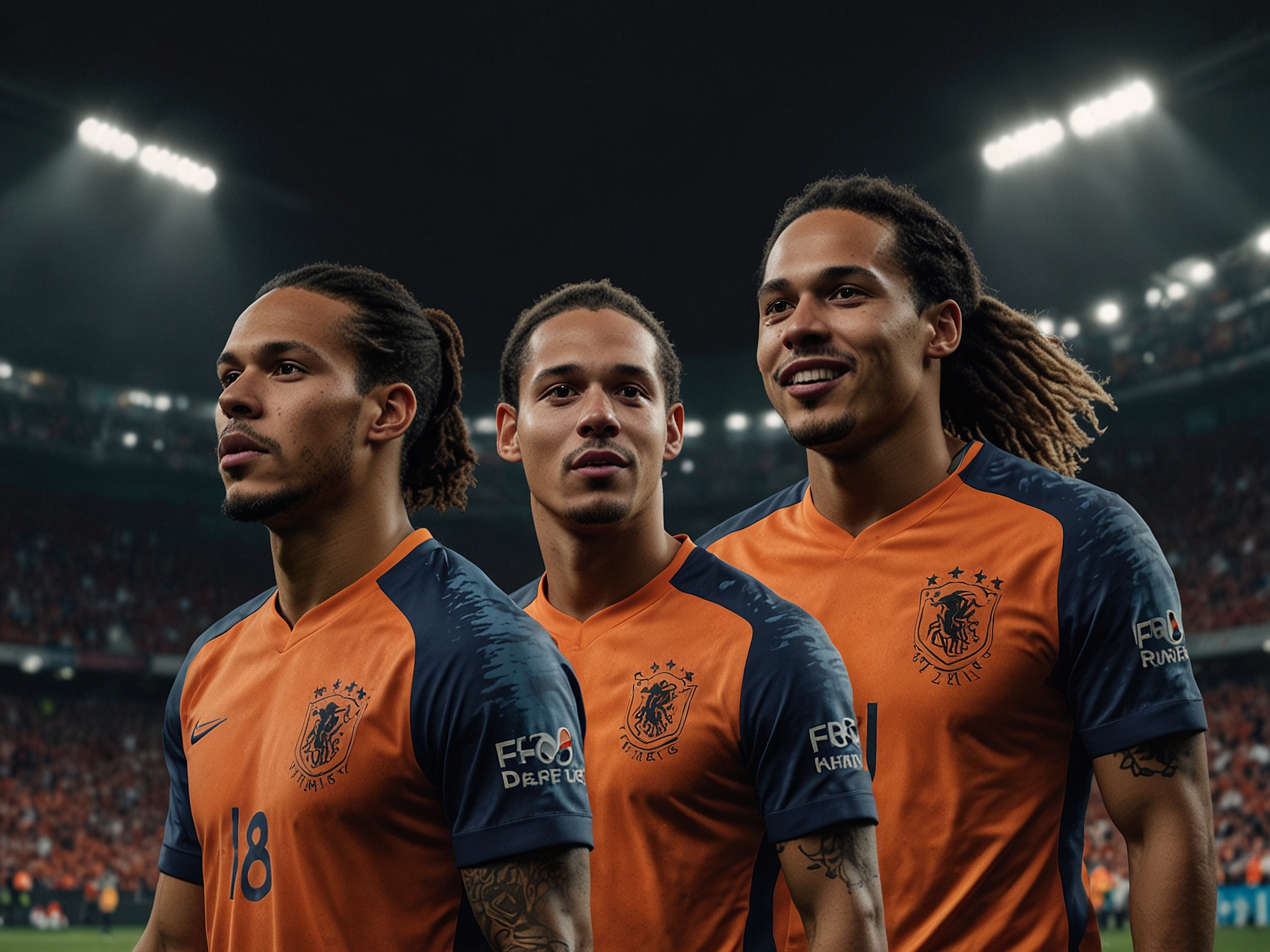 Key players of the Netherlands, including Virgil van Dijk, Memphis Depay, and Xavi Simons, engage in a strategic friendly match against TSV Havelse to prepare for upcoming challenges in EURO 2024.