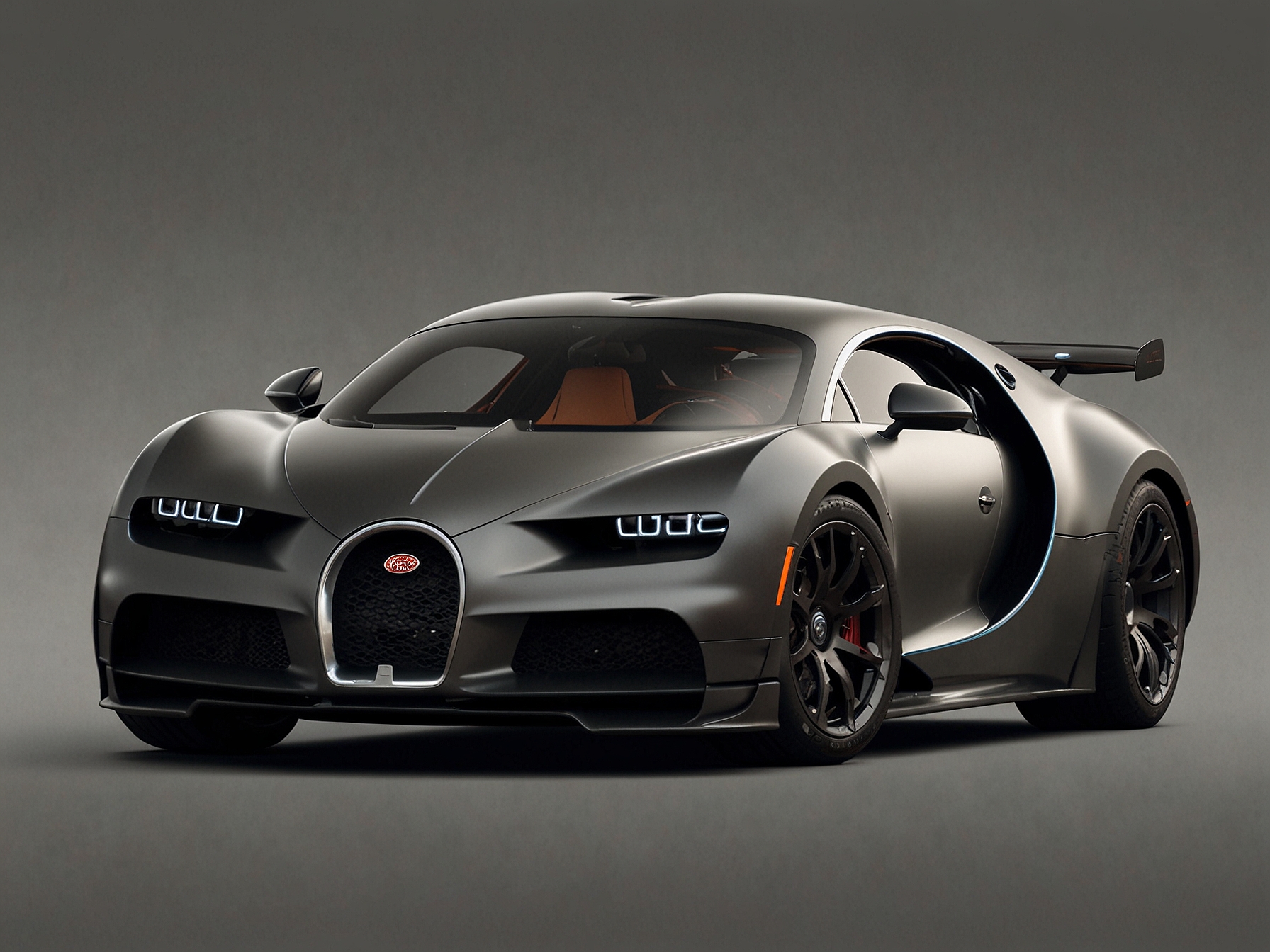 The Bugatti hypercar is capturing attention with its sleek, aerodynamic exterior. Showcasing its fluid lines and functional venting, the car's design emphasizes both aesthetics and performance.
