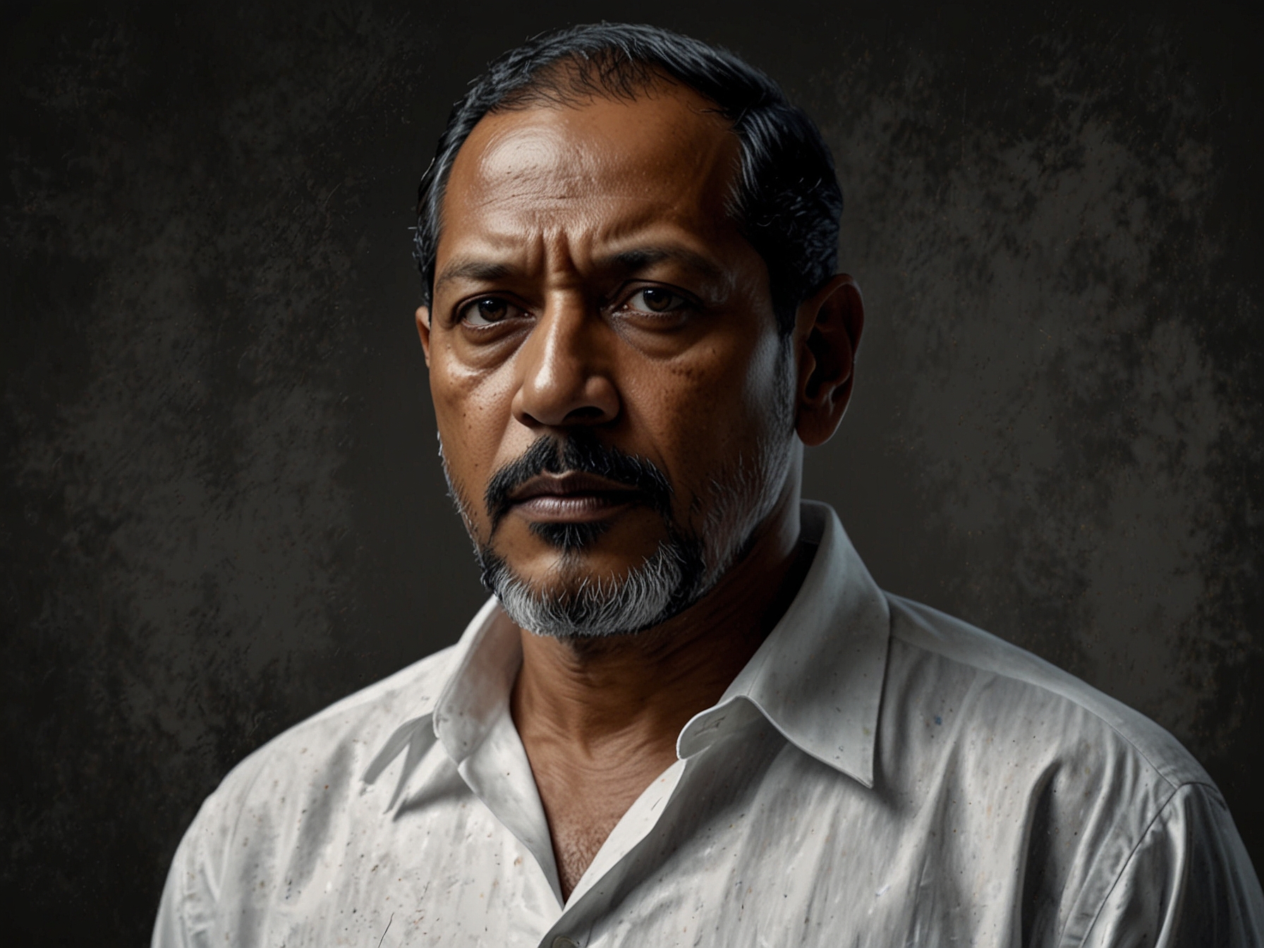 Image of Nana Patekar looking intense, possibly from one of his powerful film roles. This image underscores his reputation for being straightforward and dedicated to his craft.