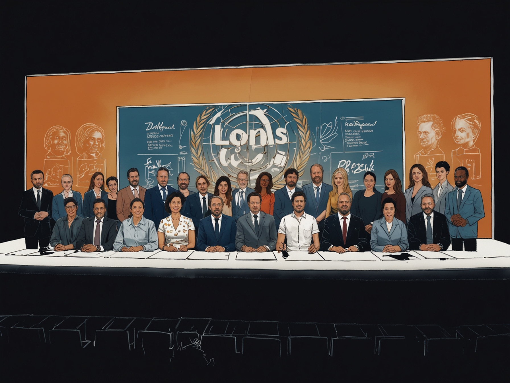 Un panel de la Fundación We Are All Human en Cannes Lions, donde profesionales latinos comparten sus experiencias y perspectivas, destacando la misión de inclusión y diversidad.