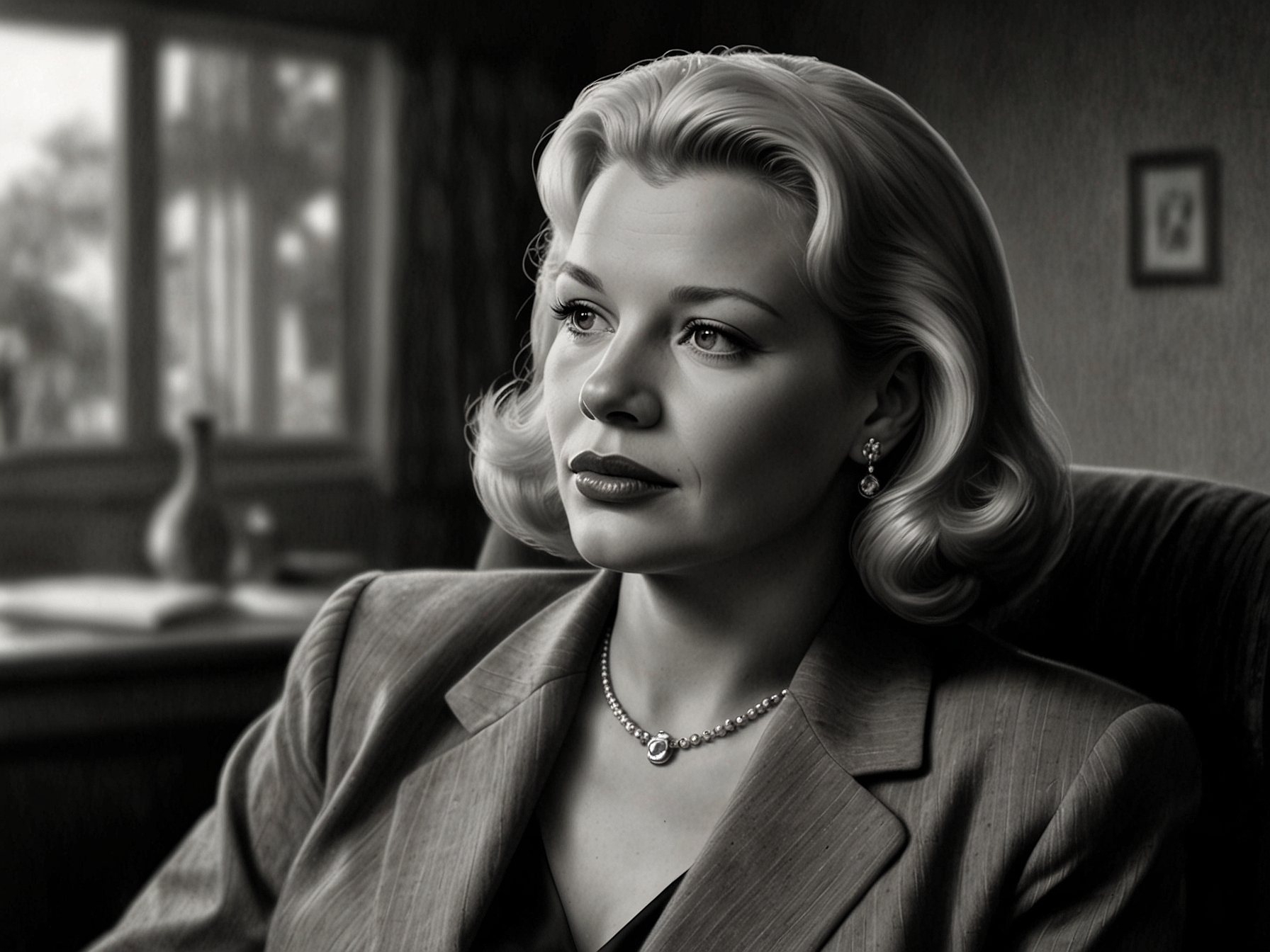 Gena Rowlands, in a classic movie scene, showcasing her extraordinary acting talent that has captivated audiences for over six decades. This image reinforces her influential legacy in cinema.