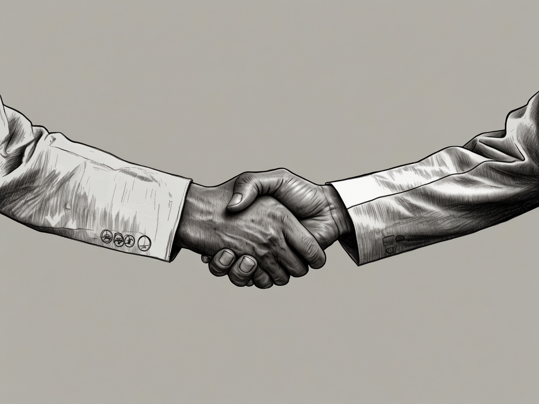 An illustration of Sri Lankan officials shaking hands with representatives from China and France, symbolizing the successful negotiation of the debt restructuring deal.