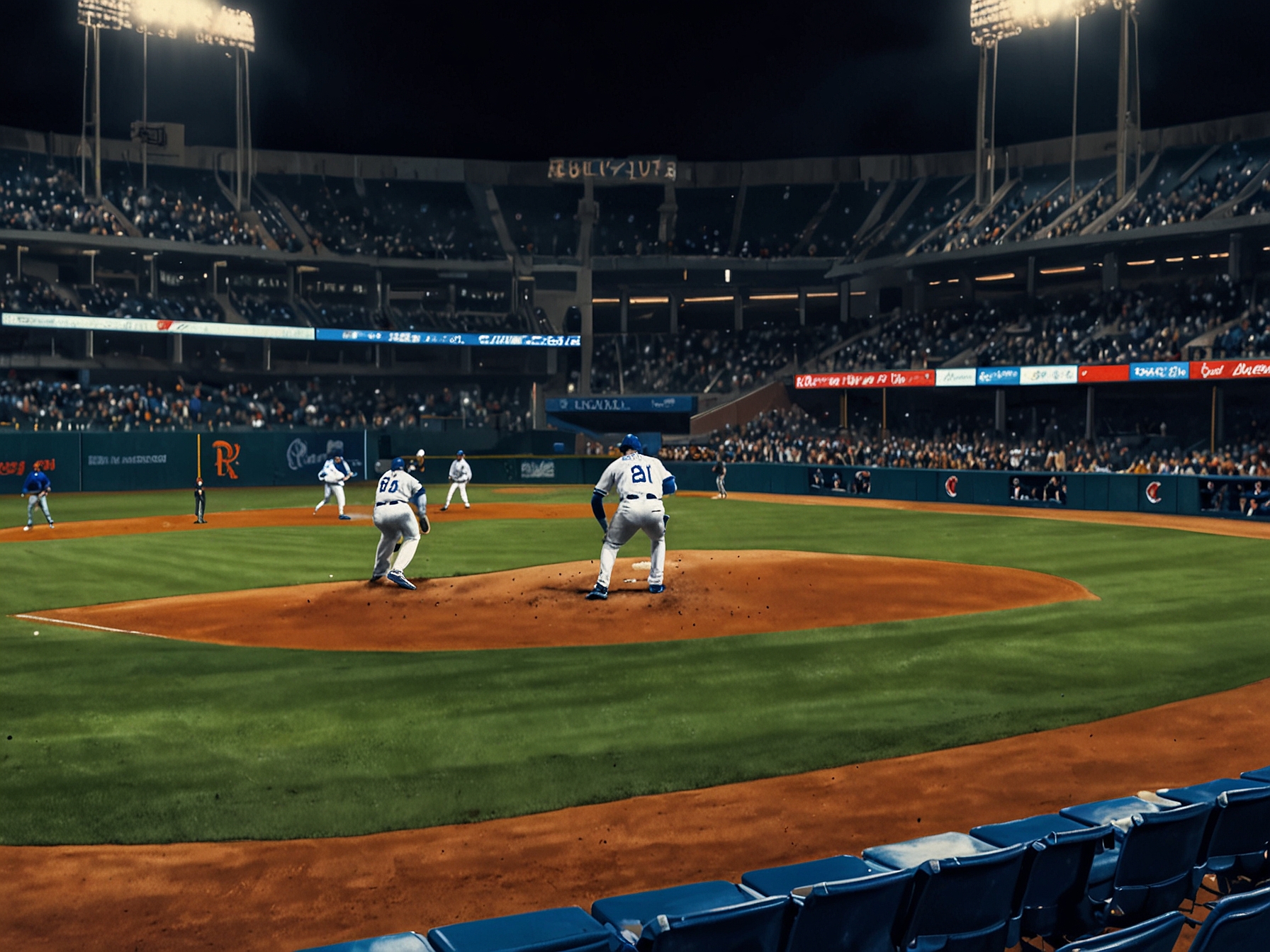 Kansas City Royals' bullpen in action during a game, illustrating the area where Kris Bubic will be making his rehab appearances. The focus is on teamwork and strategic pitching.
