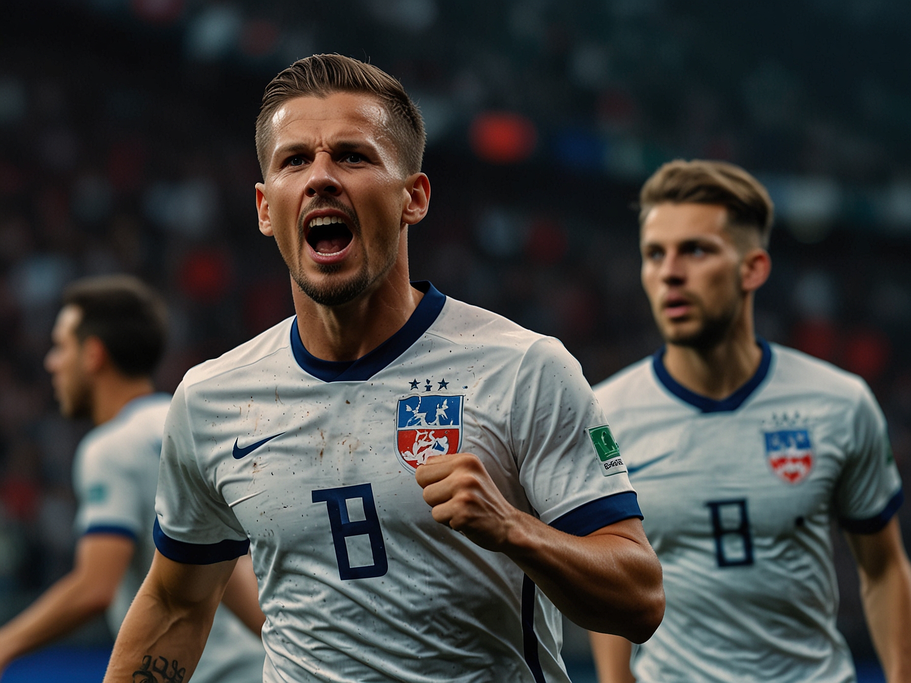 Slovakia's captain Marek Hamšík leads his team with grit and determination against England, showcasing their surprising resilience and strategic play in the Euro 2024 tournament.