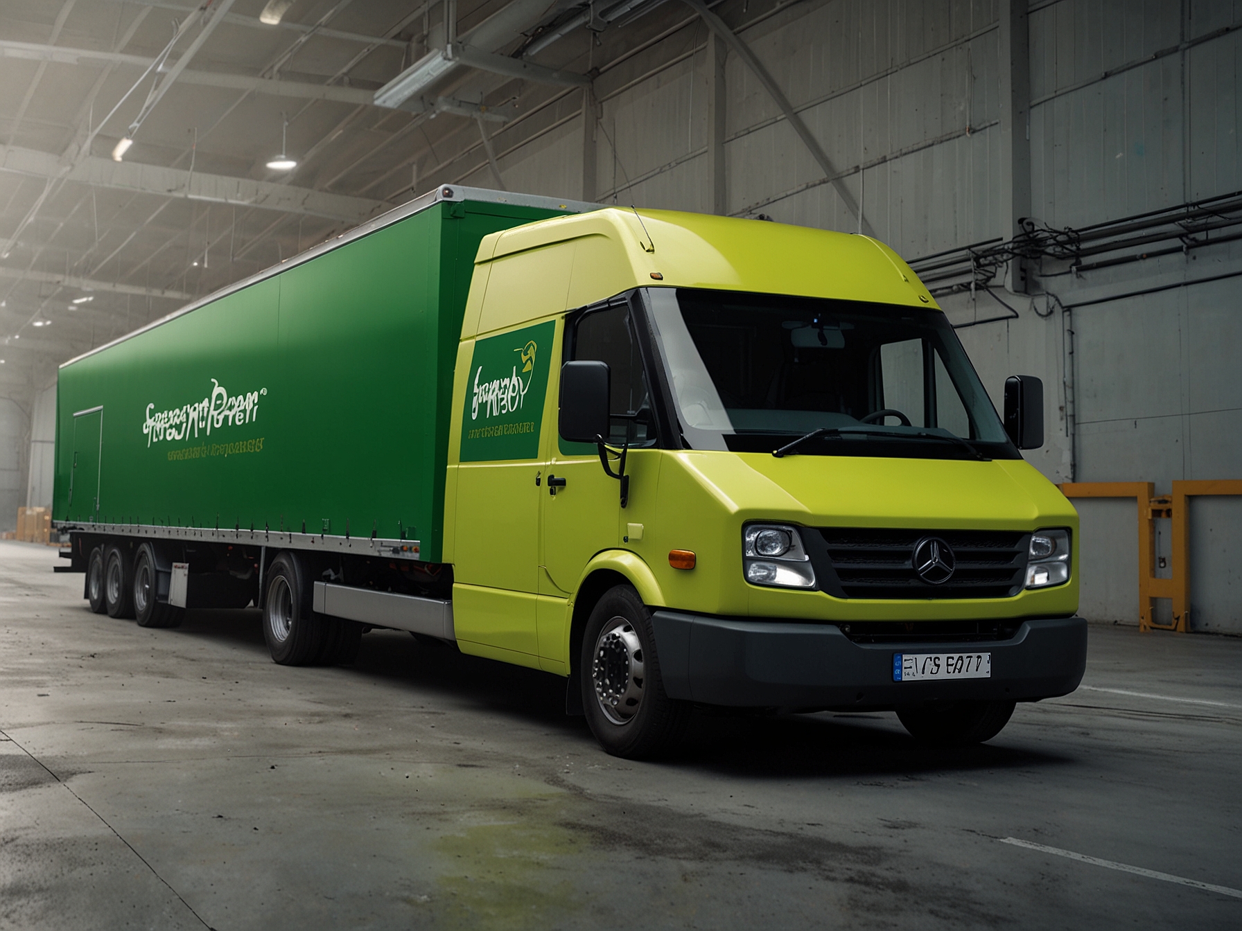 A photo of GreenPower's EV Star Cab & Chassis with bespoke truck bodies, highlighting the company's GP Truck Body division's efforts in providing streamlined delivery and high-quality upfitting services.