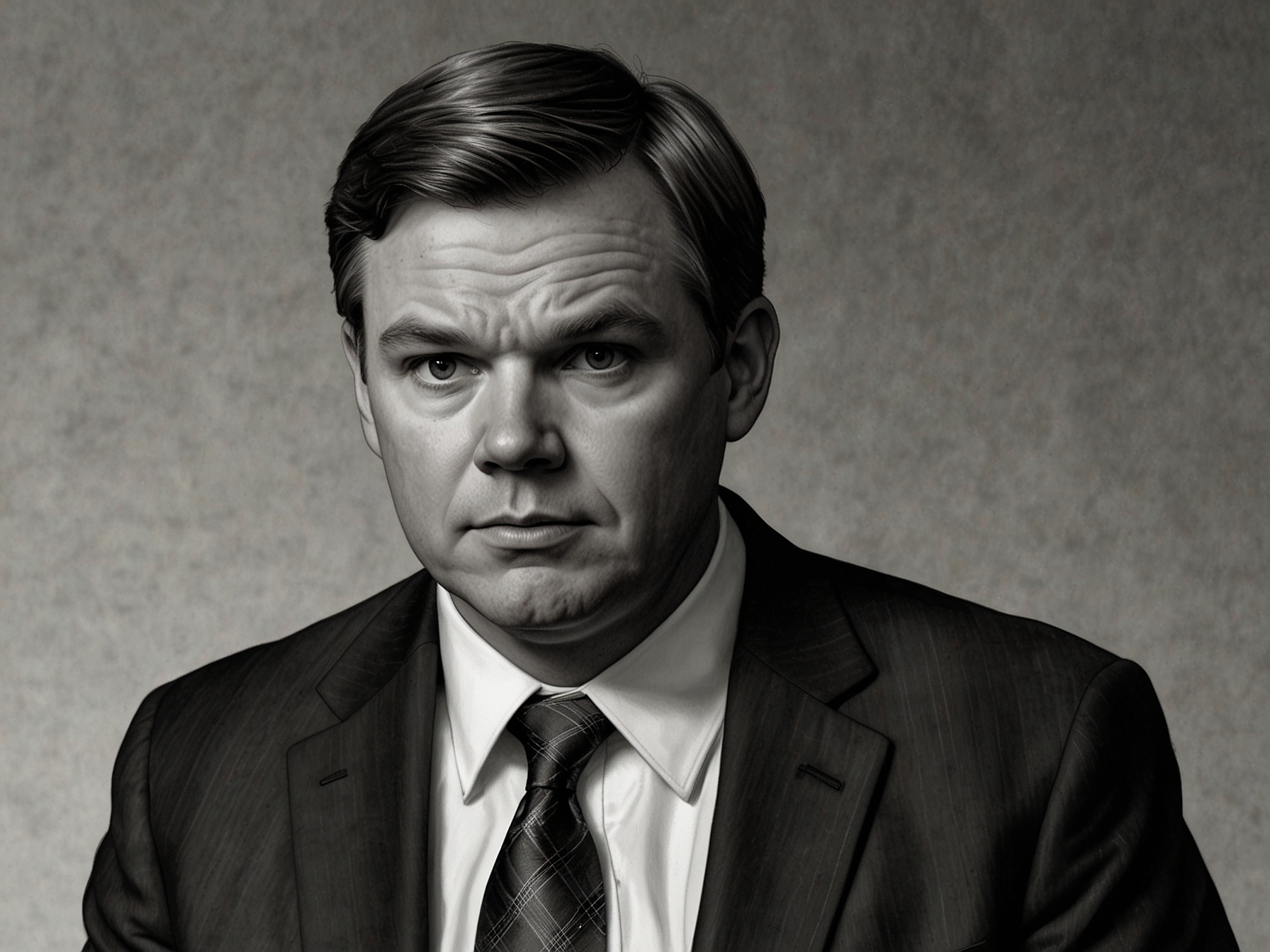 Sen. J.D. Vance giving an interview on Fox News, discussing his ambitions to become Donald Trump's Vice President with a determined expression on his face.