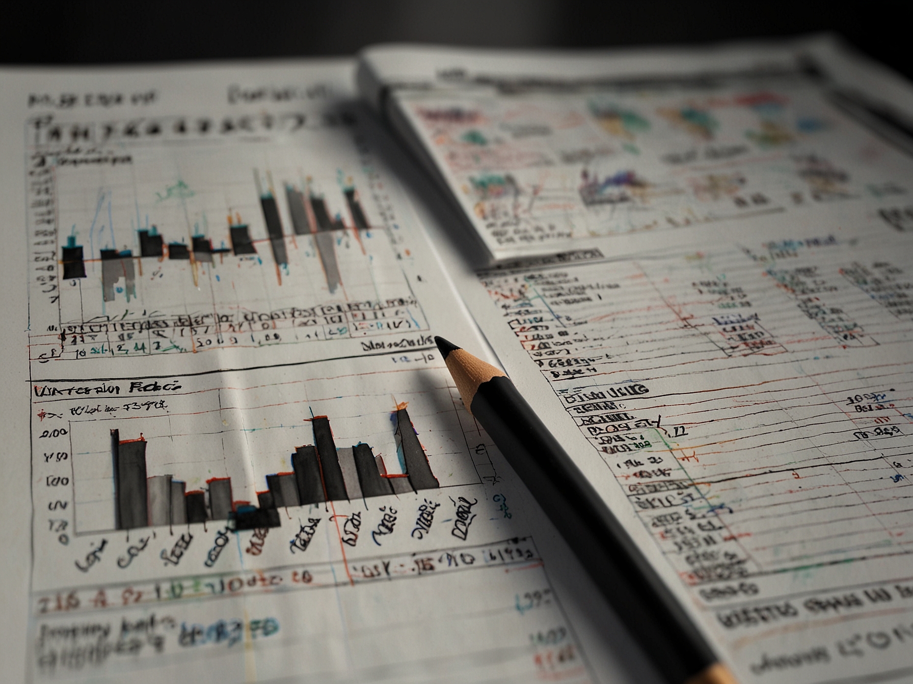 A close-up of a financial report being analyzed, highlighting metrics like short percent of float, trading volume, and days to cover, for a comprehensive view of Silgan Holdings' short interest.