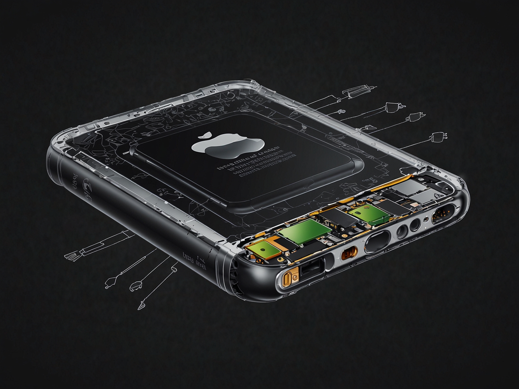 A graphic depicting the environmental benefits of the iPhone 16's easier battery removal, including reduced electronic waste and increased device longevity, in line with EU sustainability guidelines.