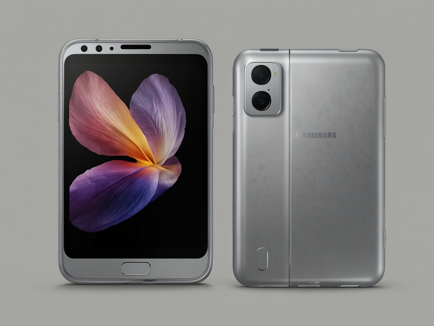 The render of Samsung Galaxy Z Flip 6 showcases a sleek design with a larger 3.9-inch cover display in a stylish silver finish, indicating a significant upgrade and expanded functionality over previous models.